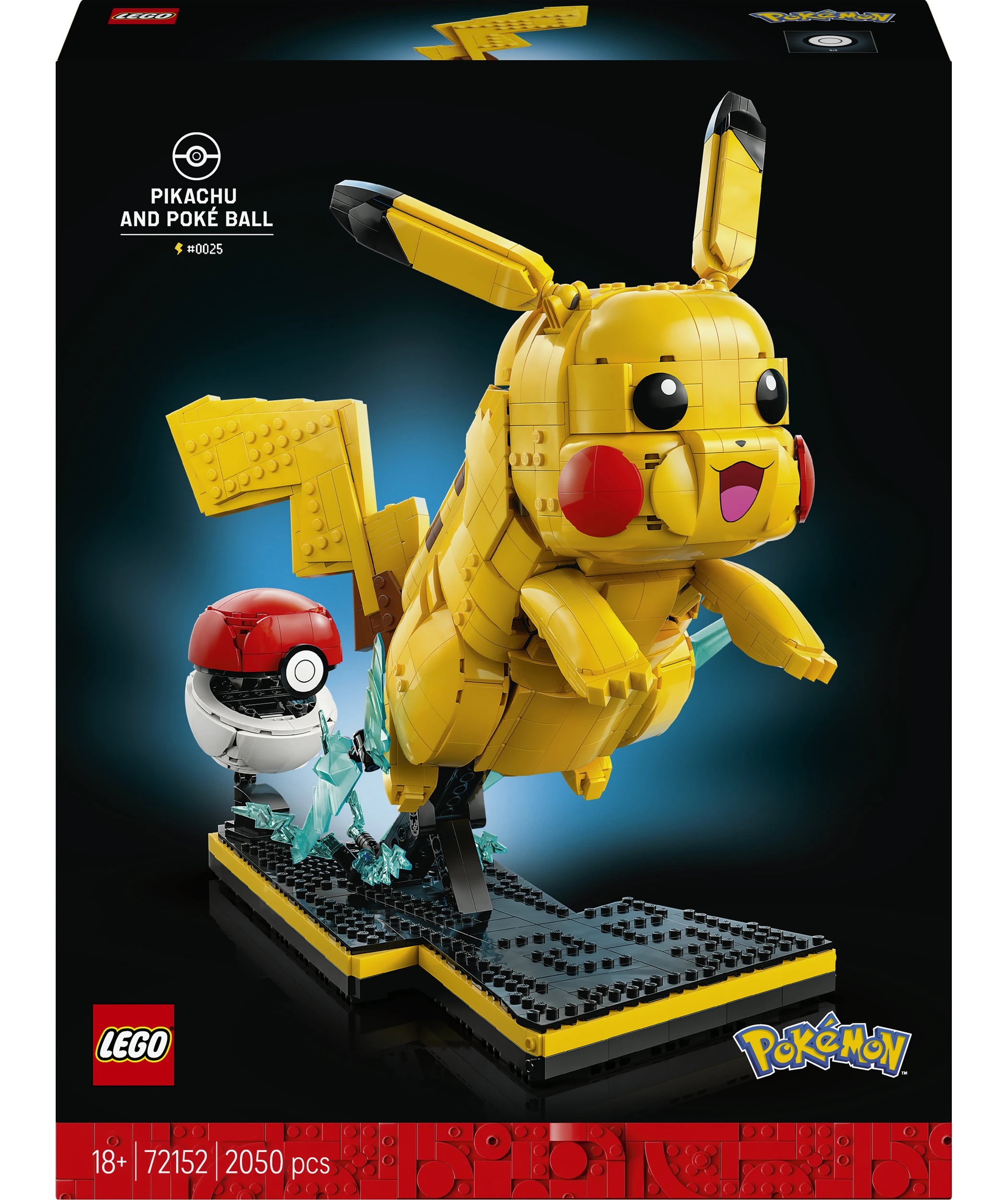 1 LEGO Pokemon Pikachu and Poke Ball 72152, 1 of 10