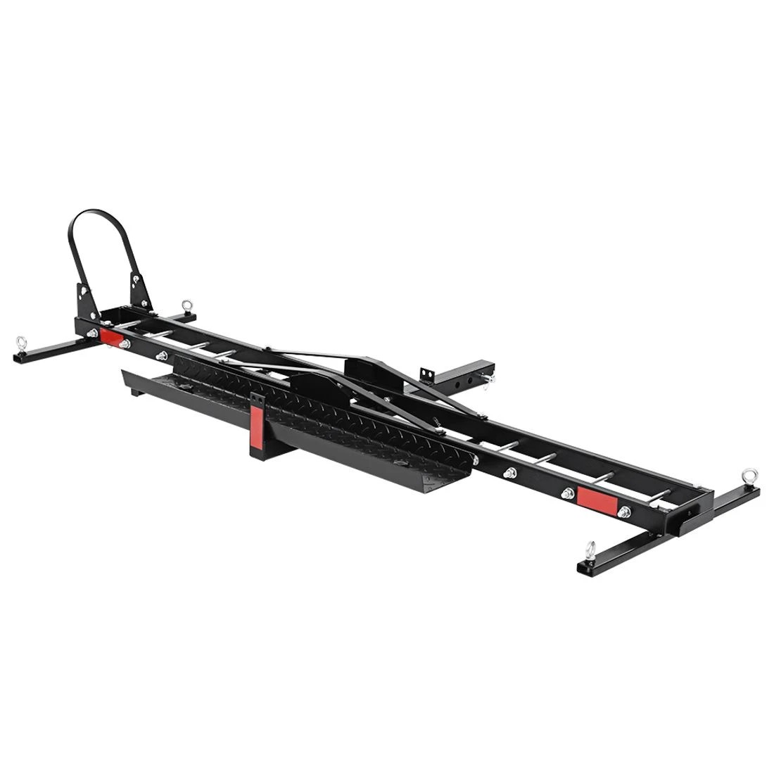 3 Giantz Motorcycle Carrier Rack Arm Dirt Bike Ramp, 2" Towbar Steel Fit for Motorbike - Black, 3 of 7