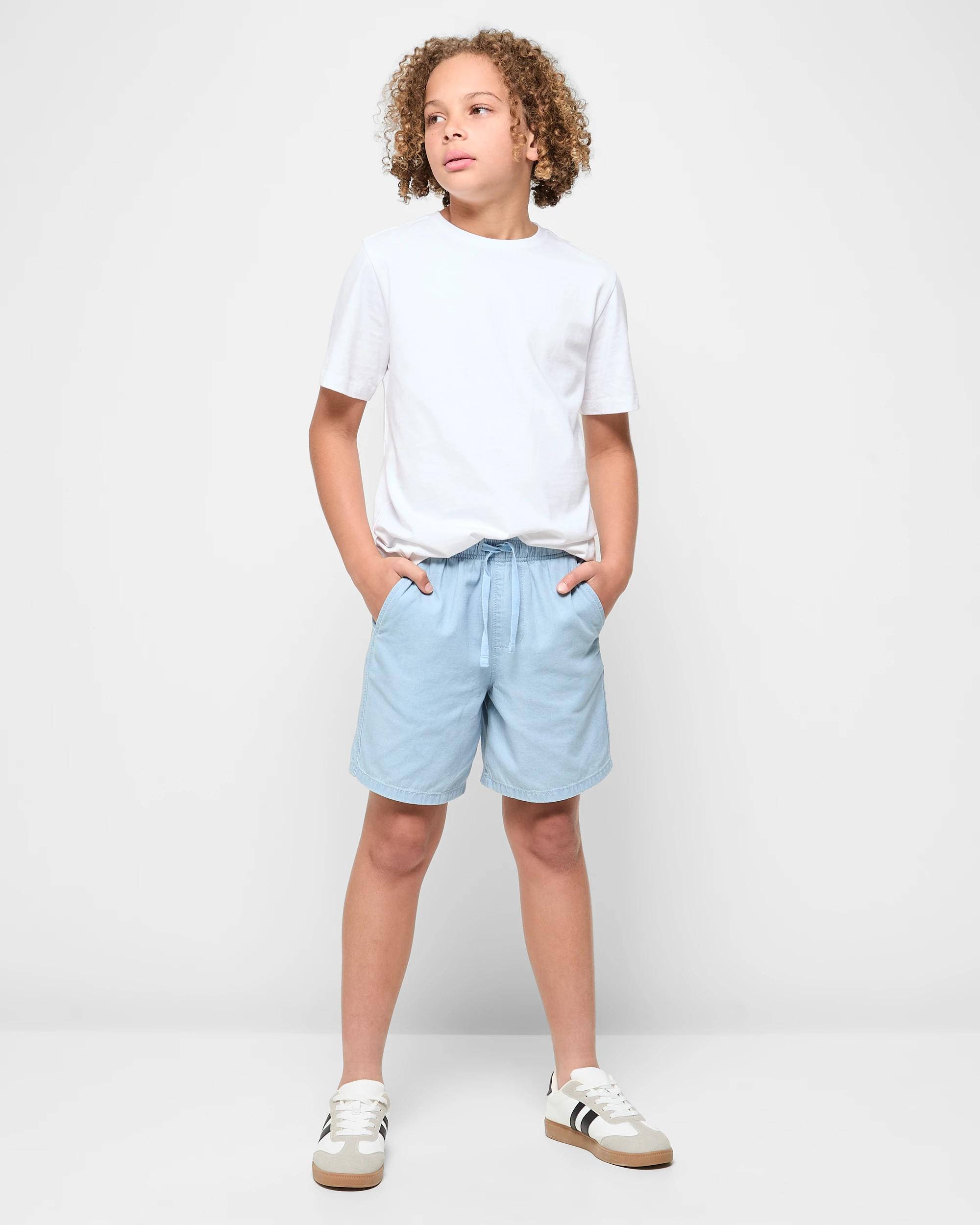 2 Target Chambray Shorts LIGHT WASH, 2 of 5