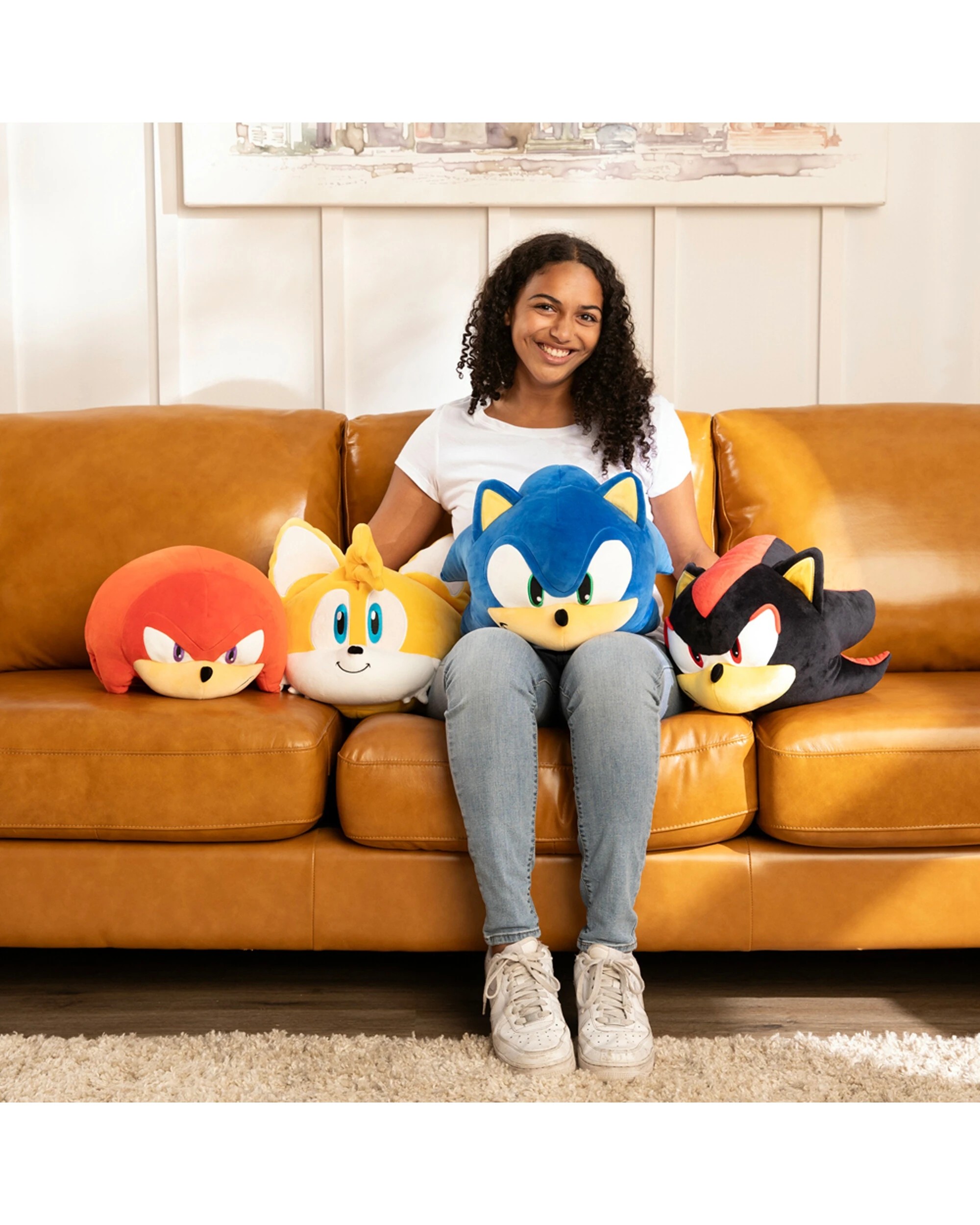 4 Mocchi Mocchi Mega Sonic the Hedgehog Shadow Plush Soft Toy - Black, 4 of 5