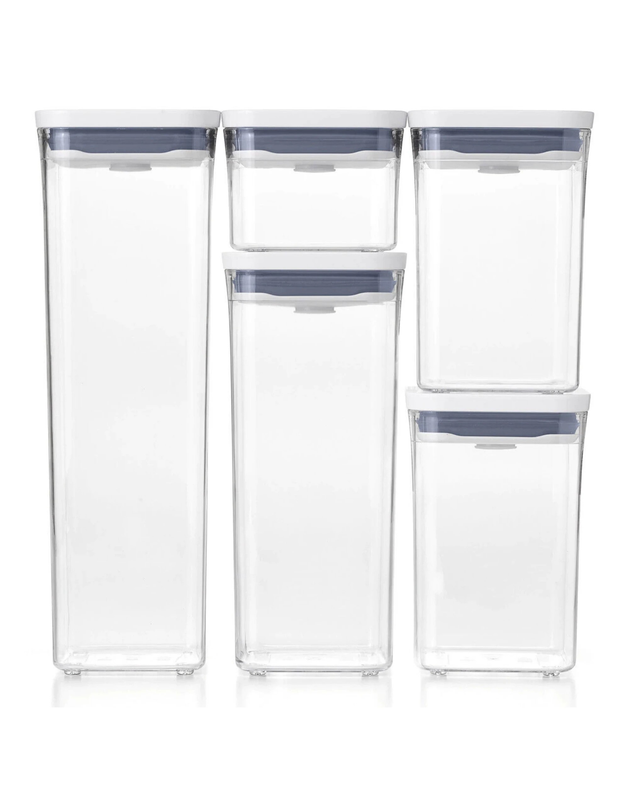 2 OXO Pop Good Grips 2.0 Container Set 5 Piece Air Tight 5pc - Clear, 2 of 4
