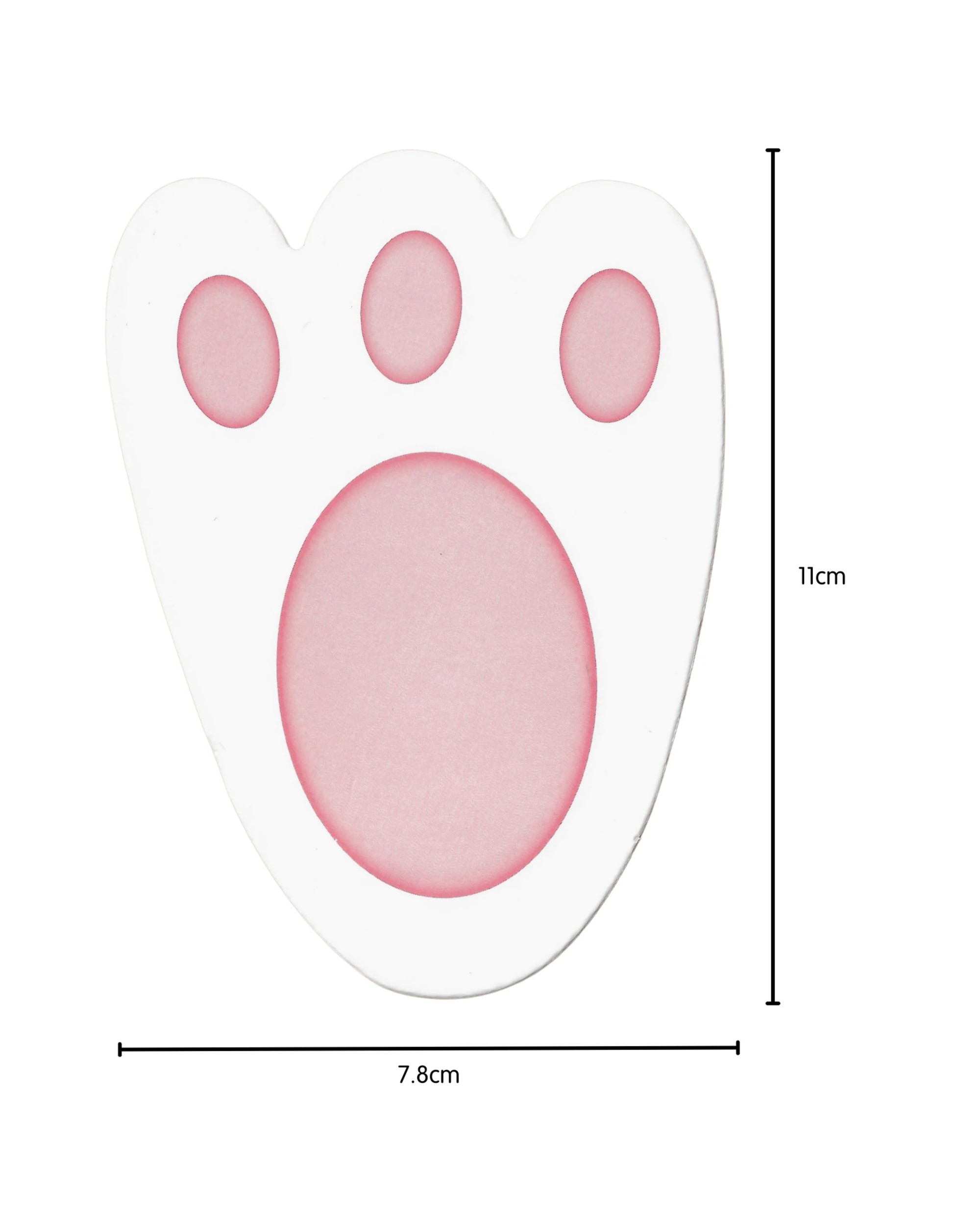 2 Uncle Bills Easter Bunny Footprints Pack of 30 - White, 2 of 3