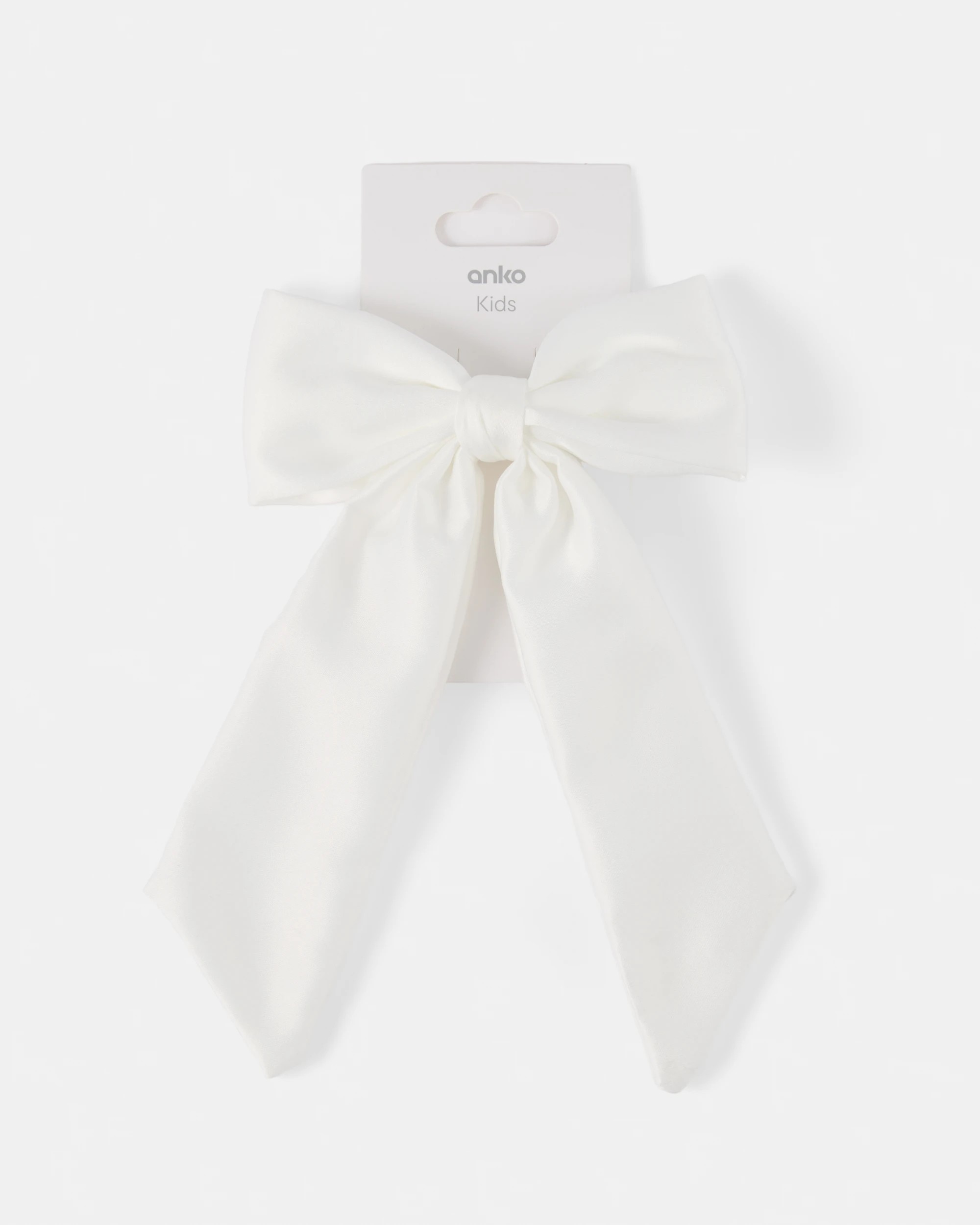 4 White Large Bow Hair Clip, 4 of 4