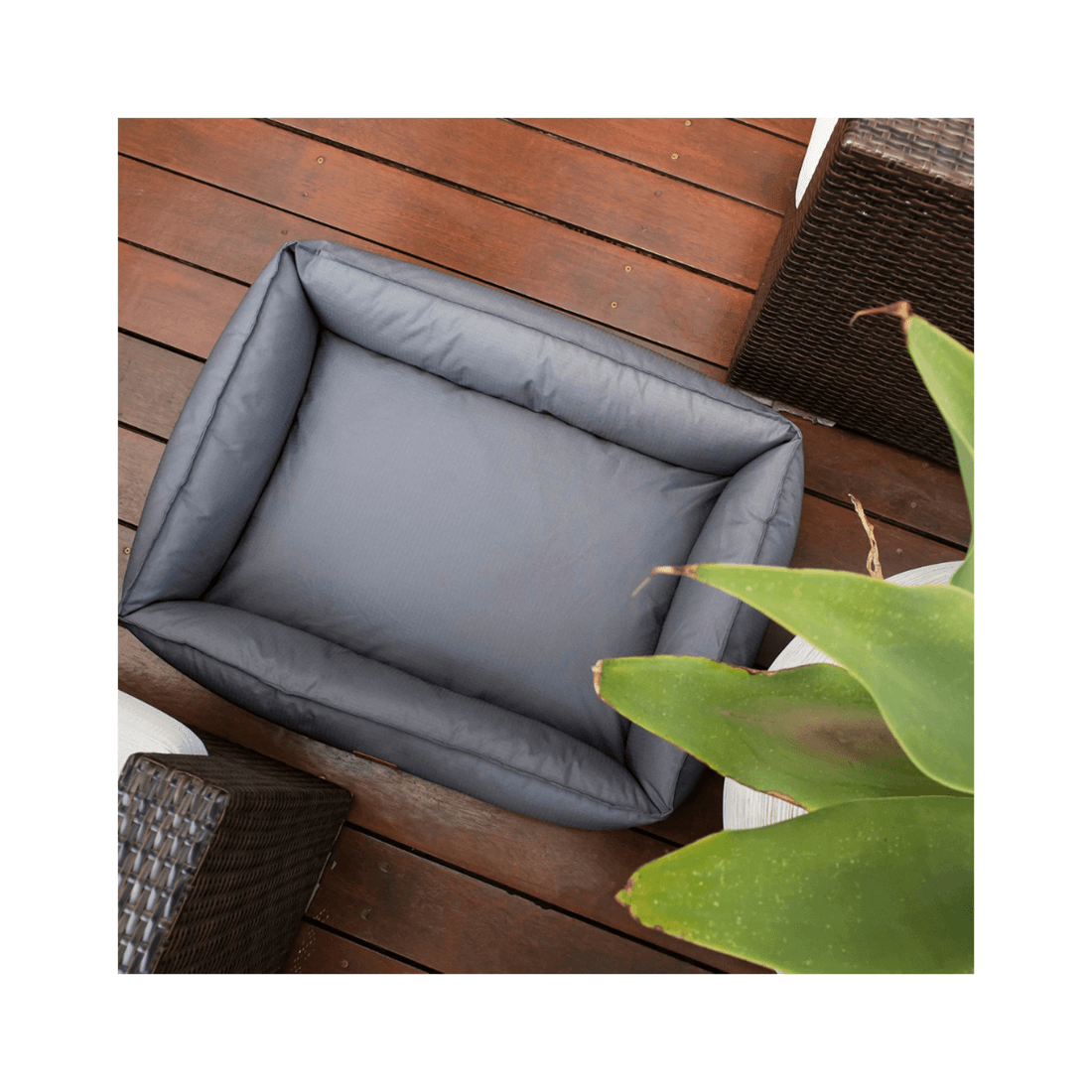 3 Superior Pet Goods Dog Lounger Ortho Ripstop Small Tear Resistant Waterrepellent
 - grey, 3 of 3