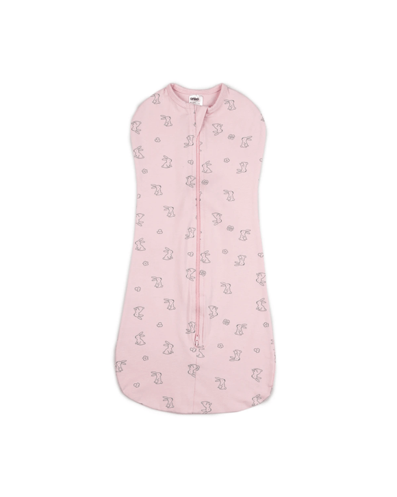 2 Pack Organic Cotton Swaddle Pouches - Bunny