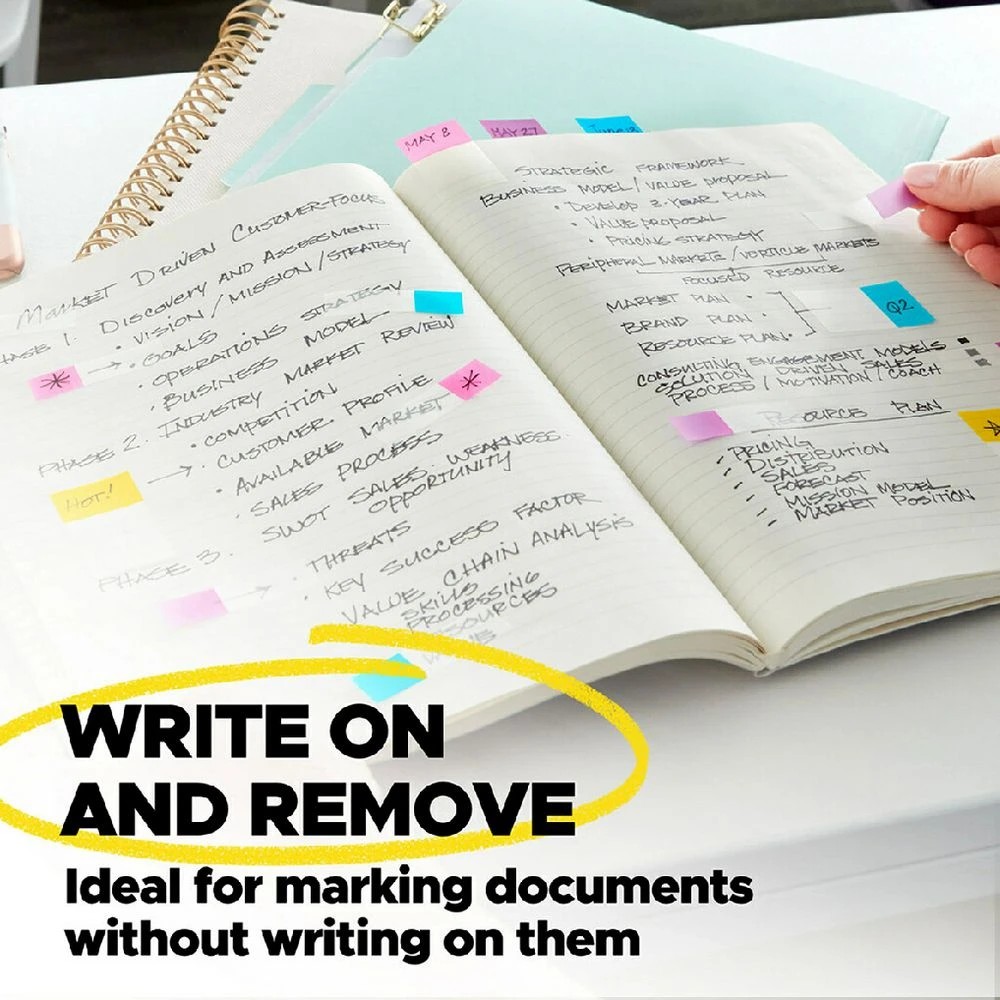 2 Post-it Mini Flags 12x43mm Fashion Assorted 5 Pack, 2 of 3