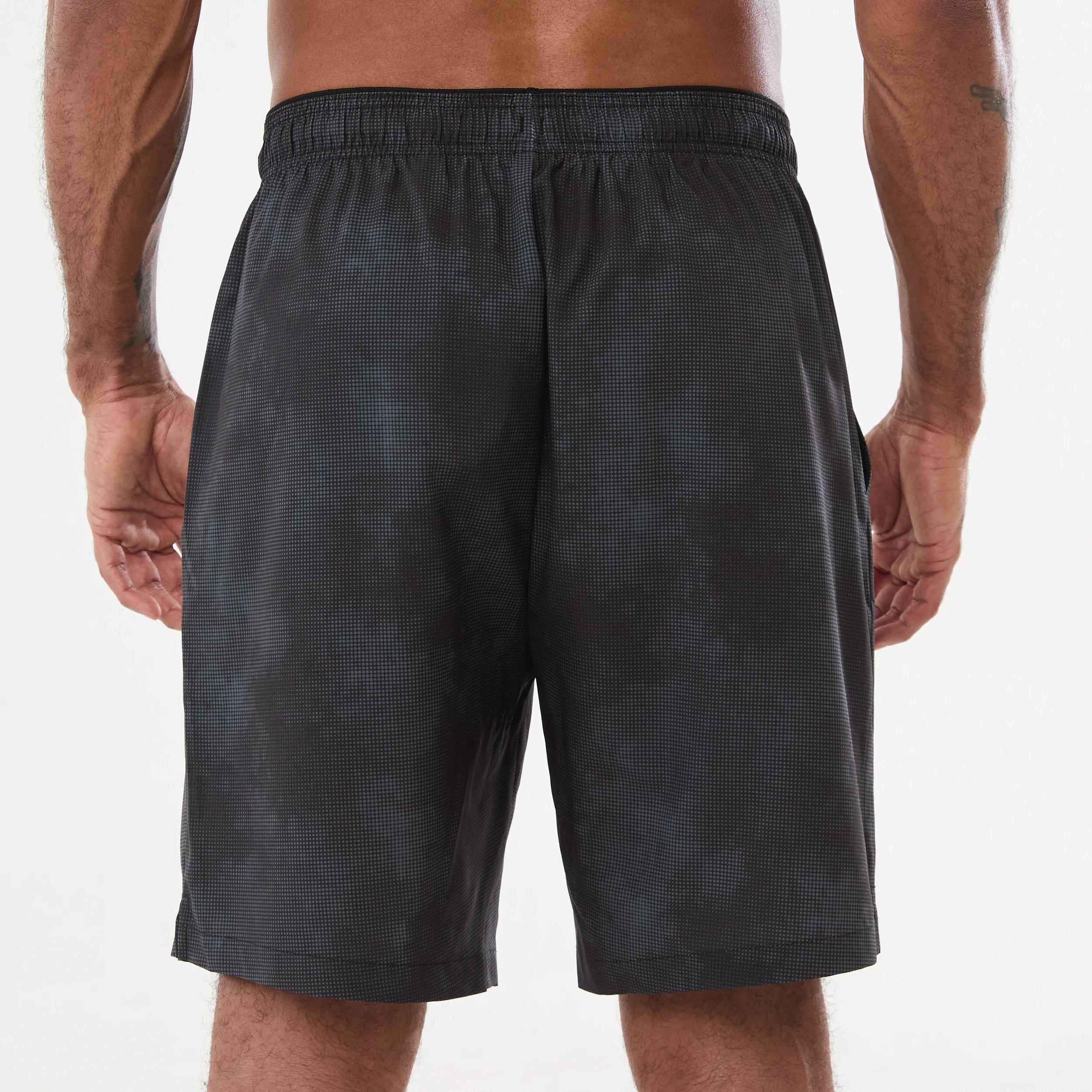 3 Active Mens Gym Shorts GEO HAZE BLACK, 3 of 6