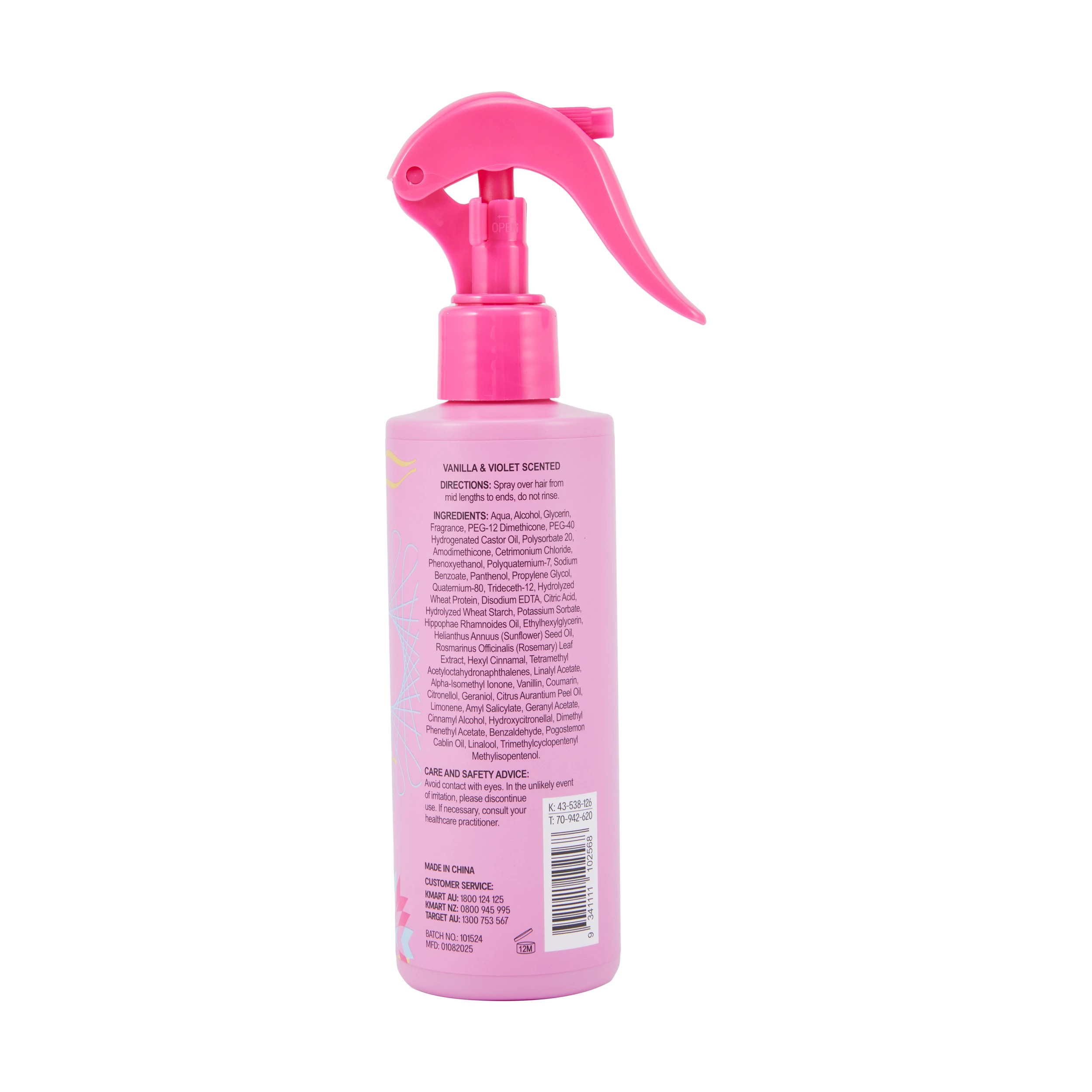 4 OXX Haircare Shine Bright High Shine Spray 200ml - Vanilla & Violet Scented, 4 of 4