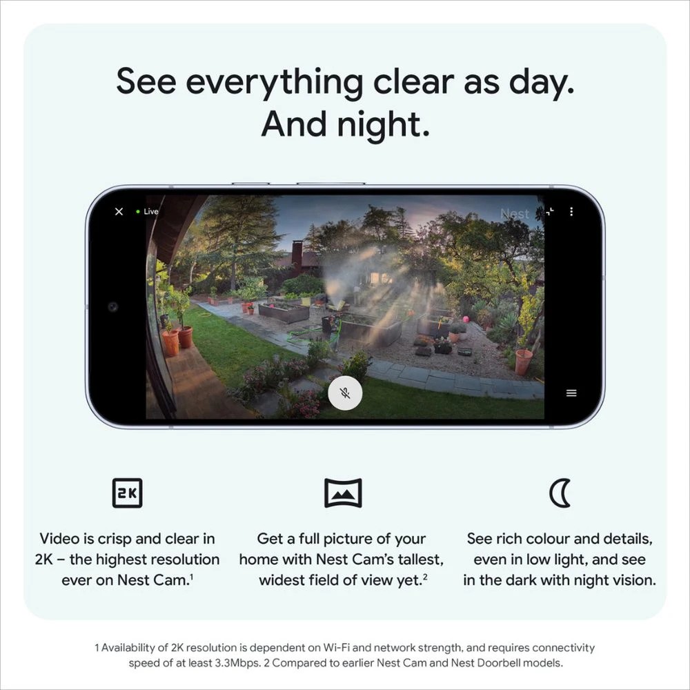 7 Google Nest Cam Outdoor (wired, 2nd gen), 7 of 8