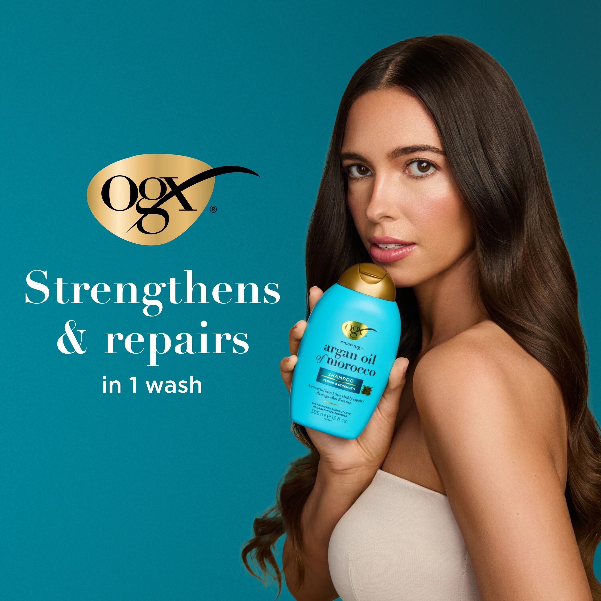 5 OGX Renewing+ Repairing Argan Oil Of Morocco Shampoo 385ml, 5 of 10