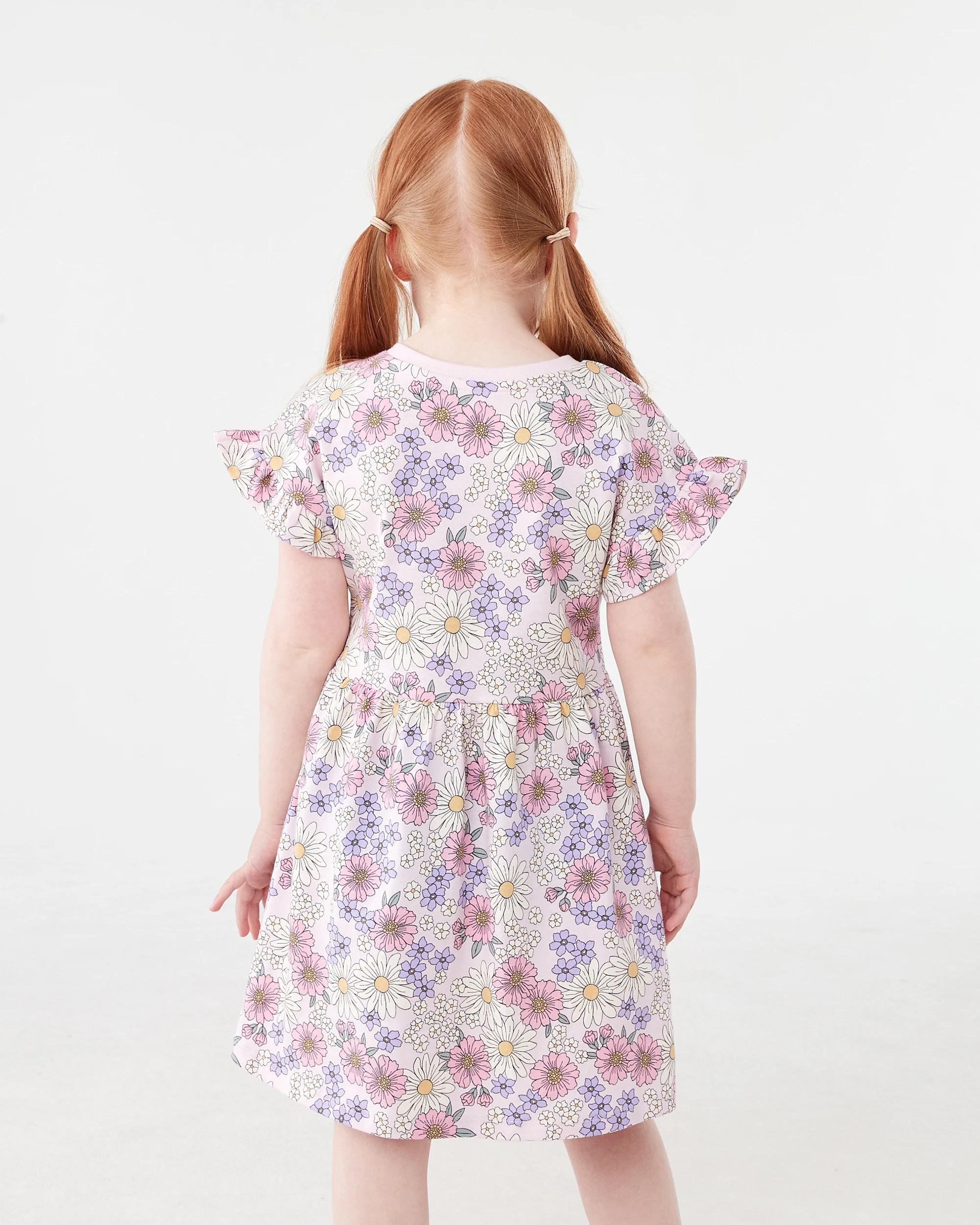 2 Jersey Dress Pnk Floral, 2 of 8