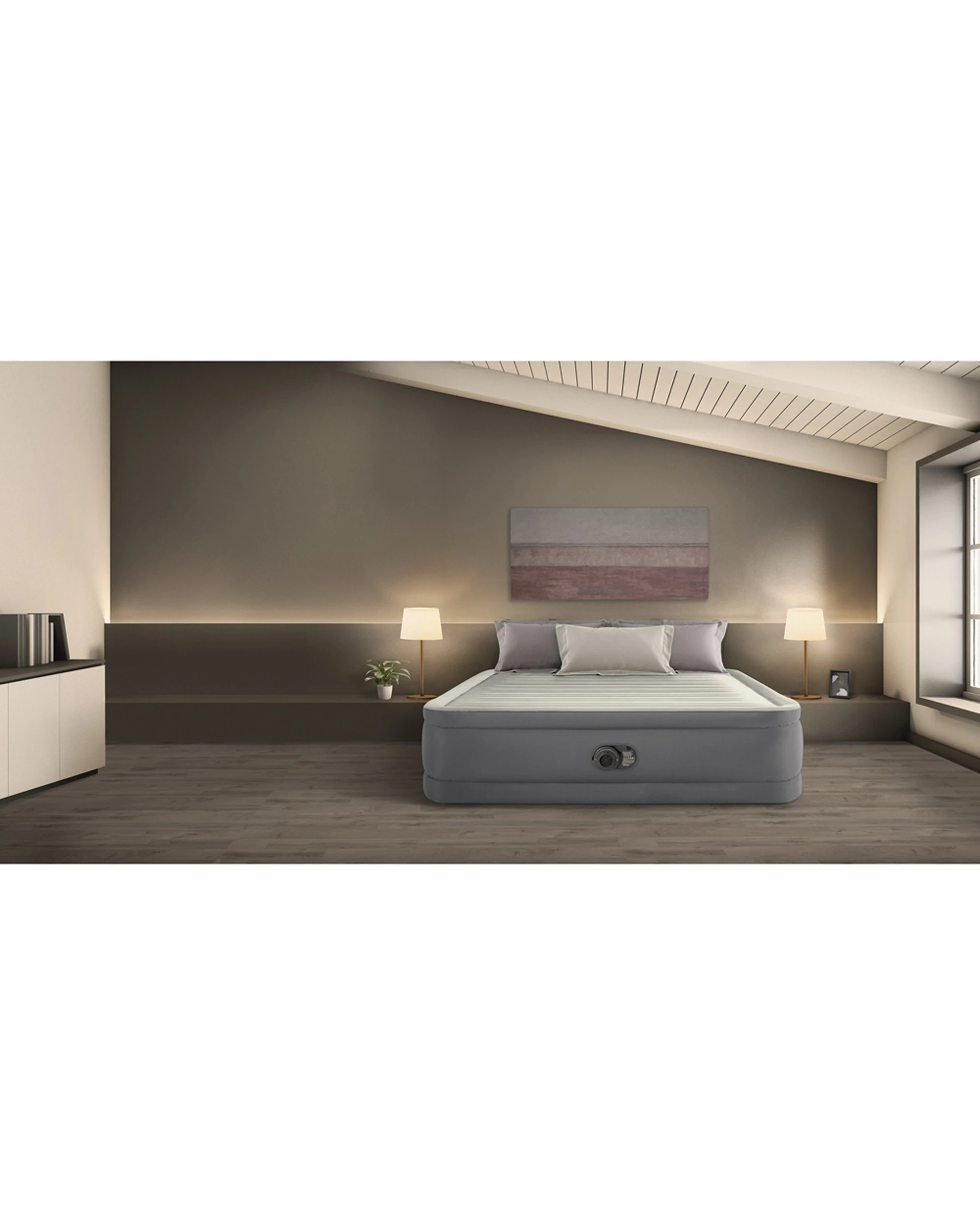 4 Intex PremAire I Elevated Airbed w/ Fiber-Tech - Queen Bed, 4 of 6