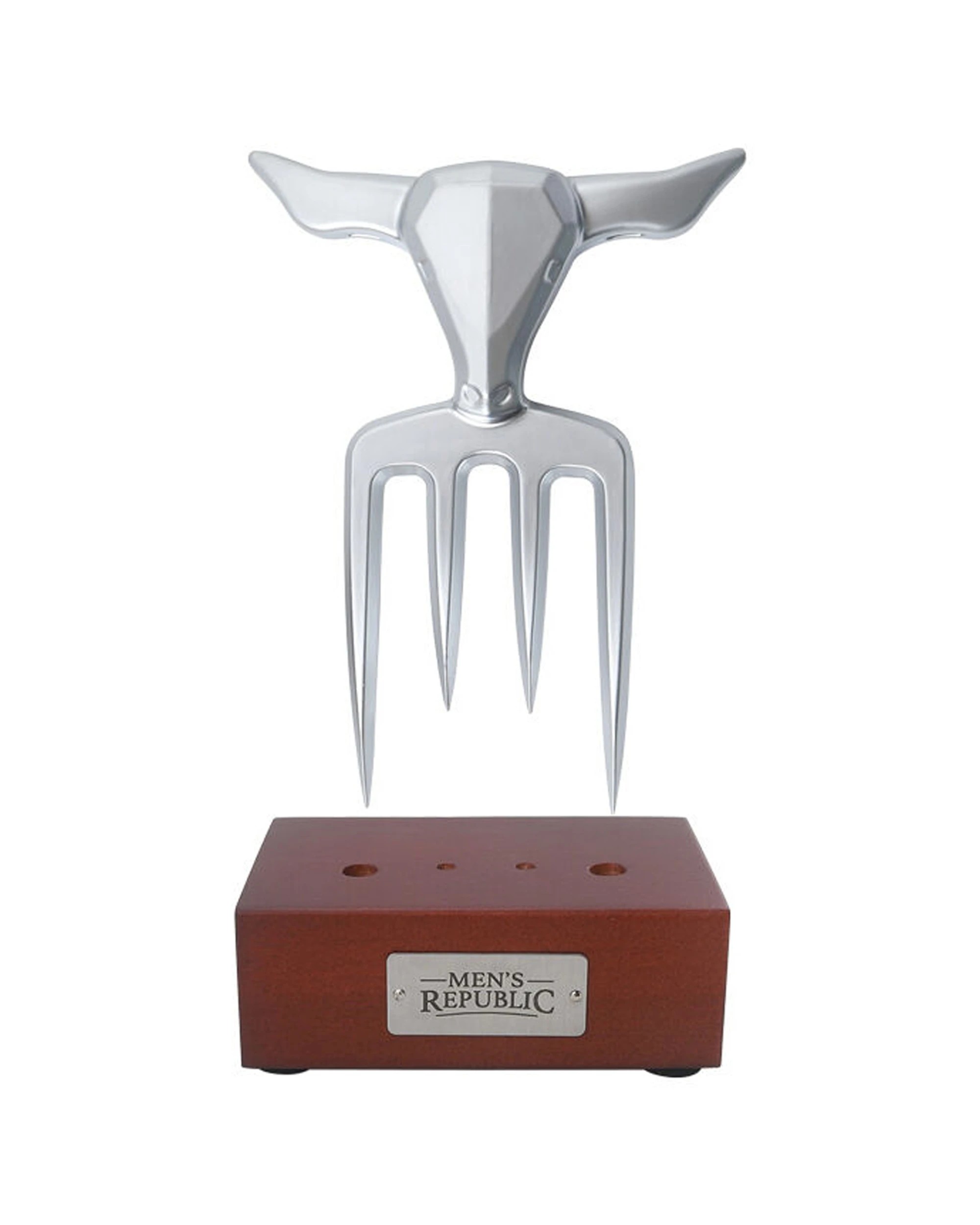 6 Mens Republic Heavy Duty Bull Fork For Carving And Serving Meat - Black, 6 of 9