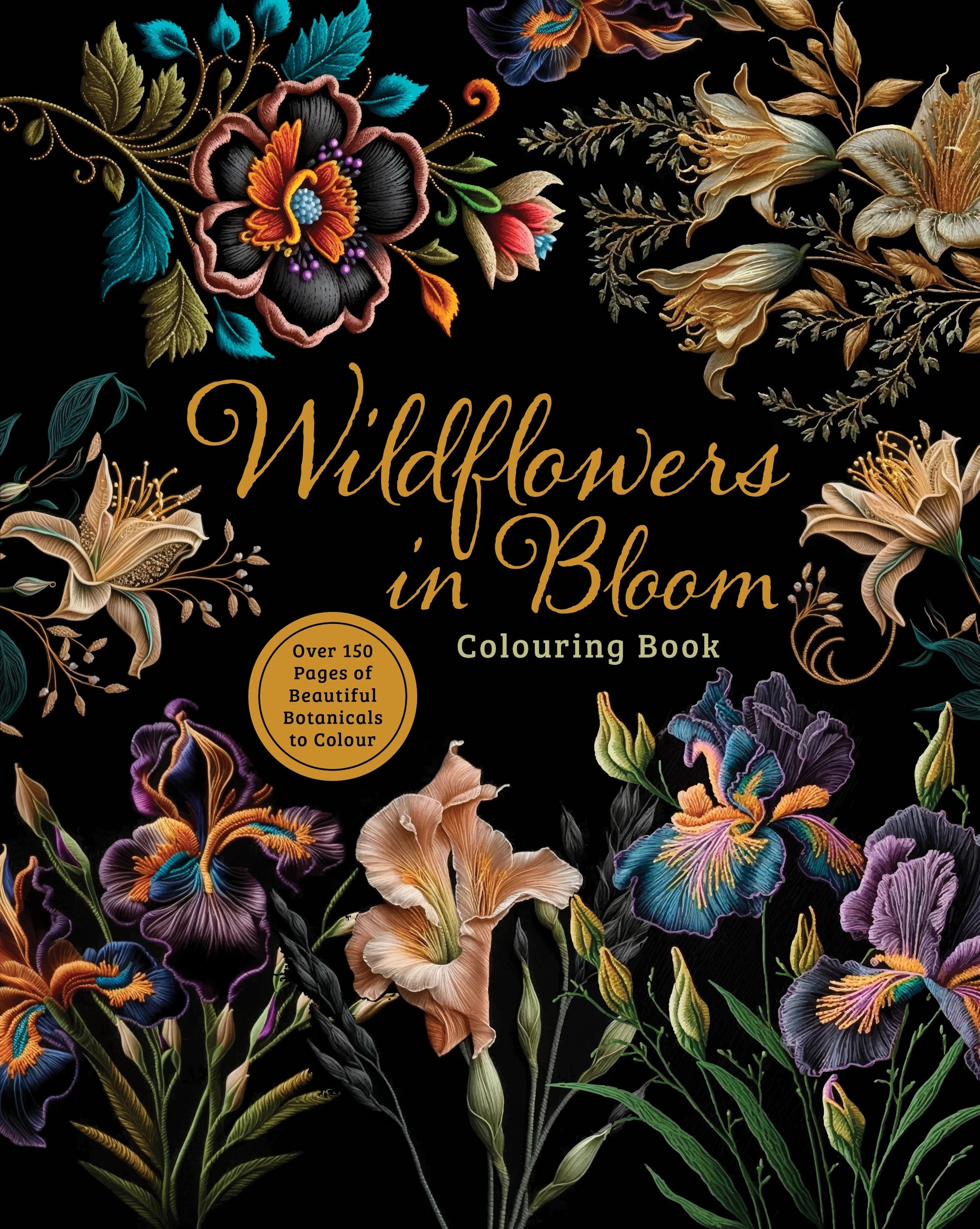 1 Wildflowers in Bloom Colouring Book, 1 of 4