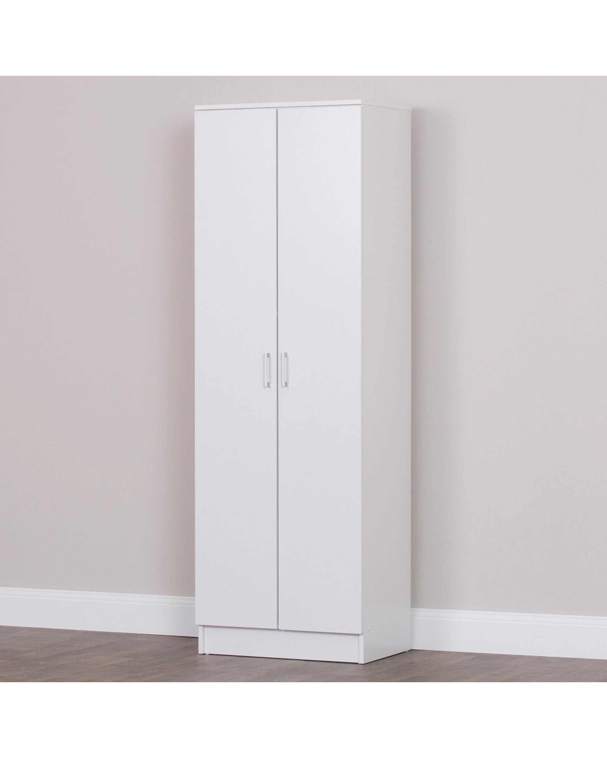 3 Alpine Bay Multipurpose Cupboard 5 Tier 2 Door Storage Unit Cabinet - White, 3 of 6