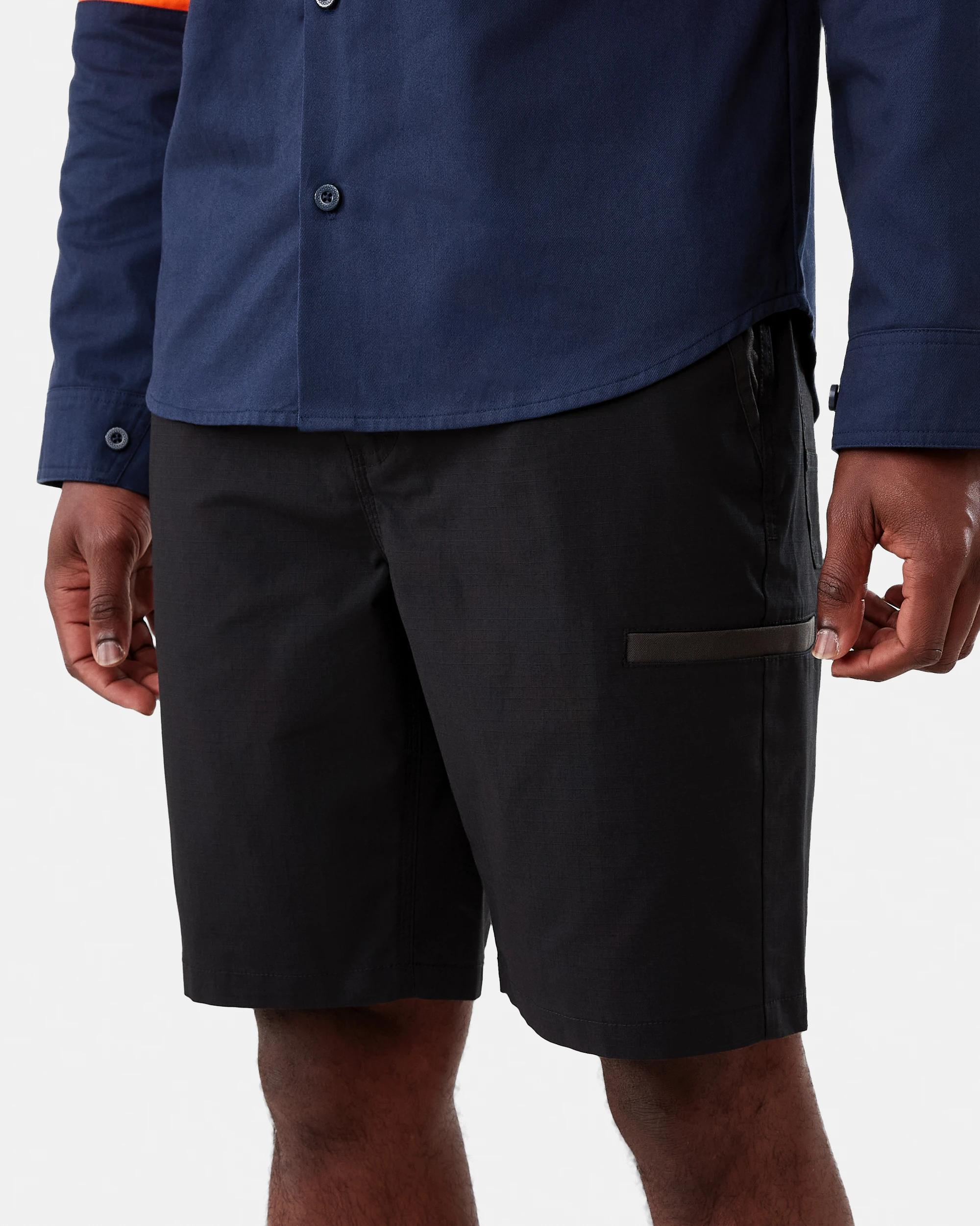 2 Workwear Ripstop Stretch Shorts Black, 2 of 9