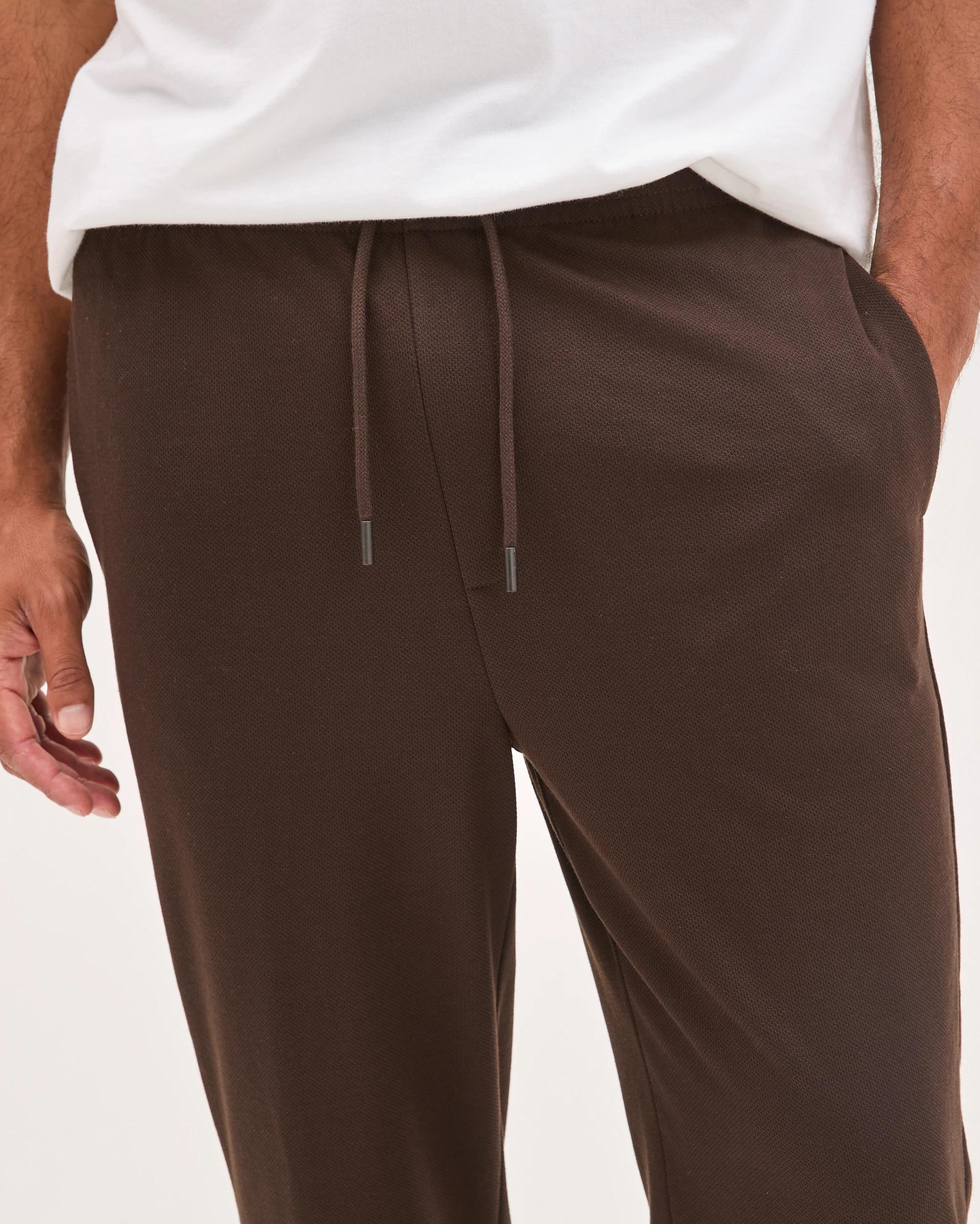 5 Target Man Textured Knit Pants CHOCOLATE, 5 of 6