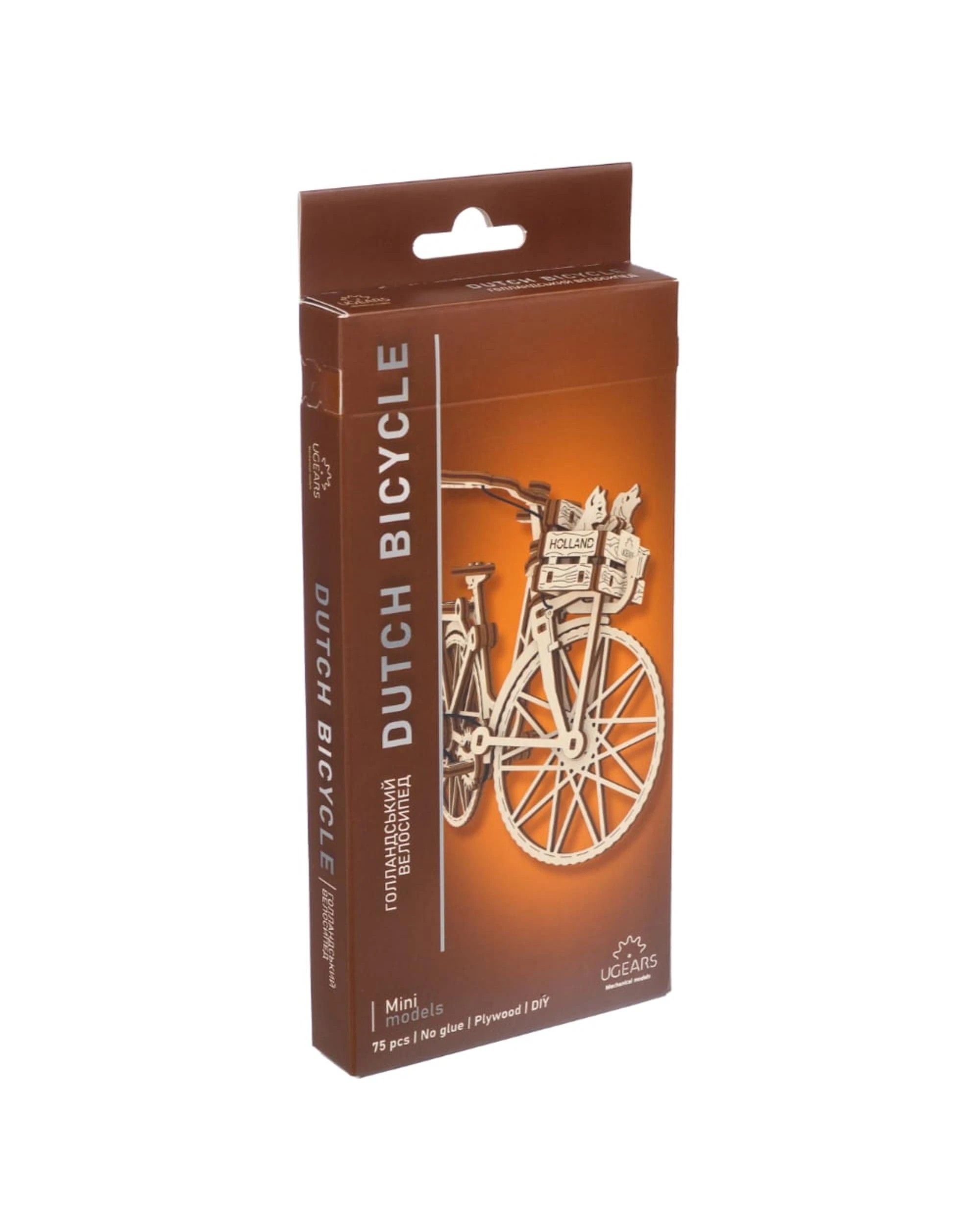 1 UGears Dutch Bicycle Model Kit, 1 of 7