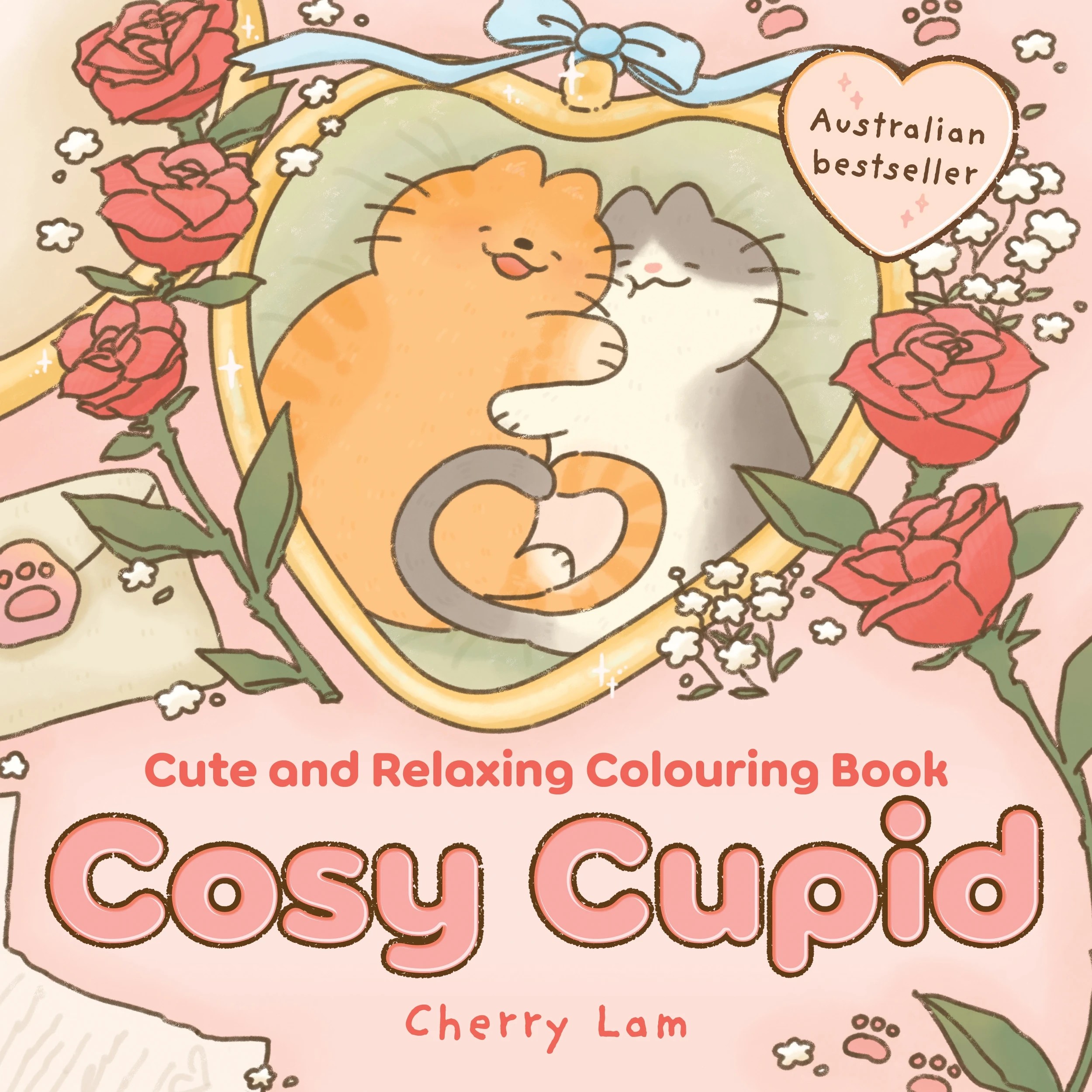 1 Cosy Cupid: Cute and Relaxing Colouring Book by Cherry Lam - Book, 1 of 4