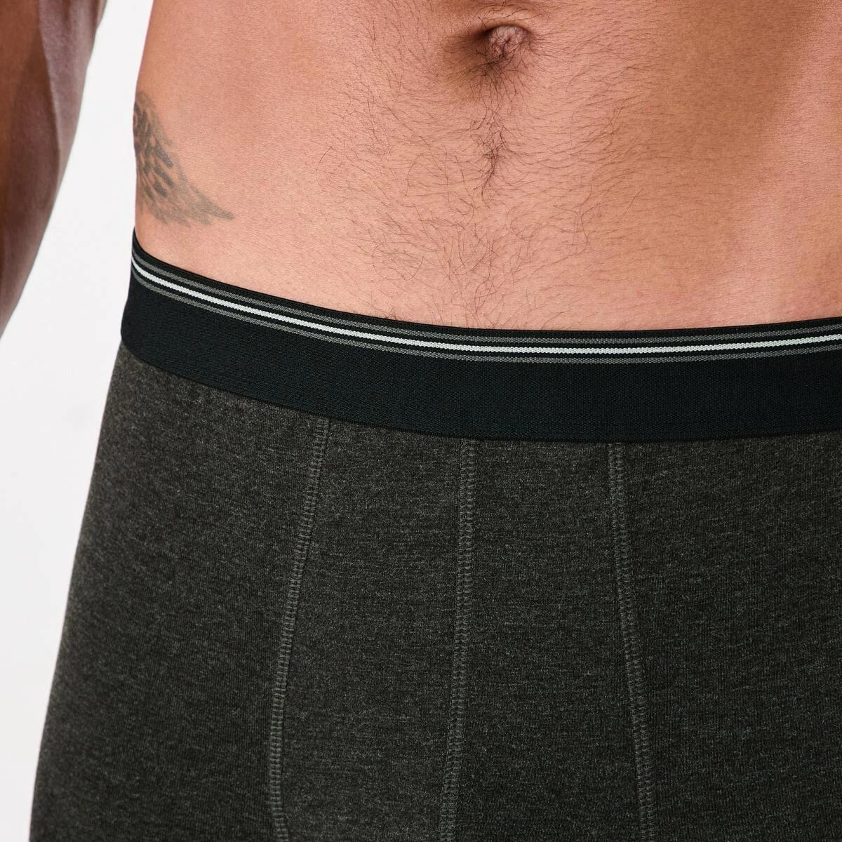 6 2 Pack Plain Trunks CHARCOAL, RED, 6 of 6