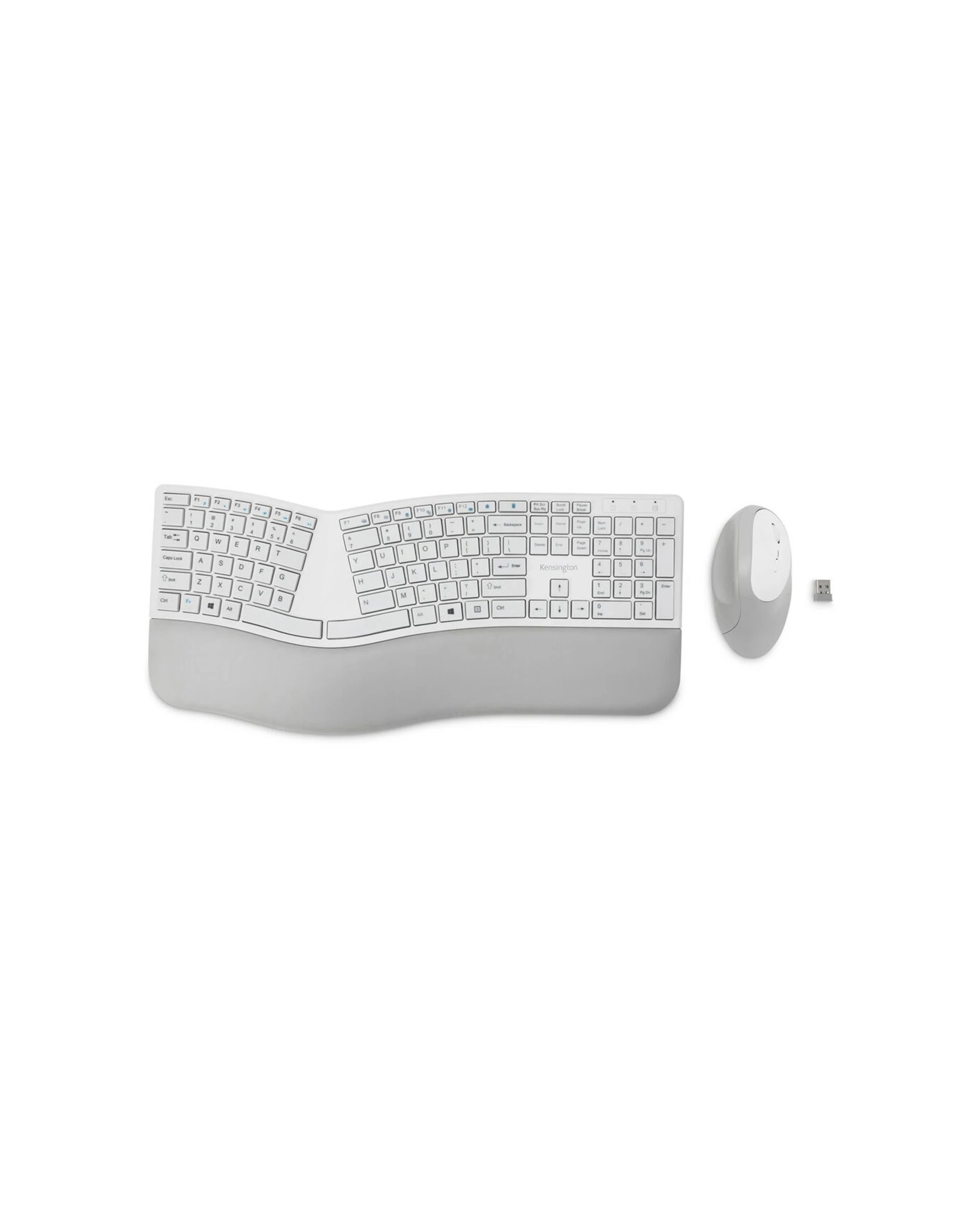 1 Kensington Dual Wireless Ergo Desktop Set - Grey, 1 of 7