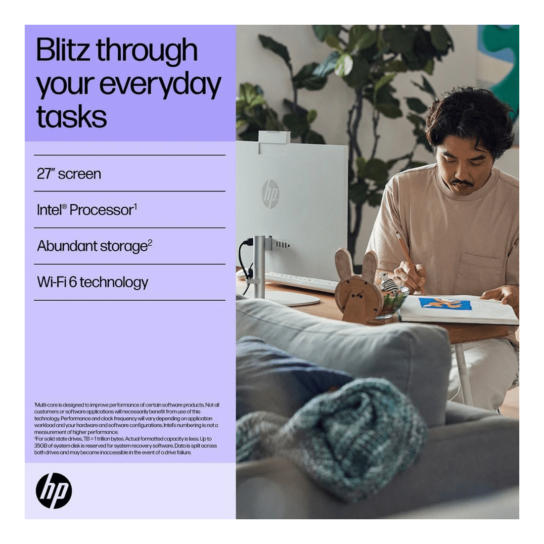 6 HP 27-CR1004A All-in-One AI Desktop PC Core Ultra 7 16/512GB, 6 of 6