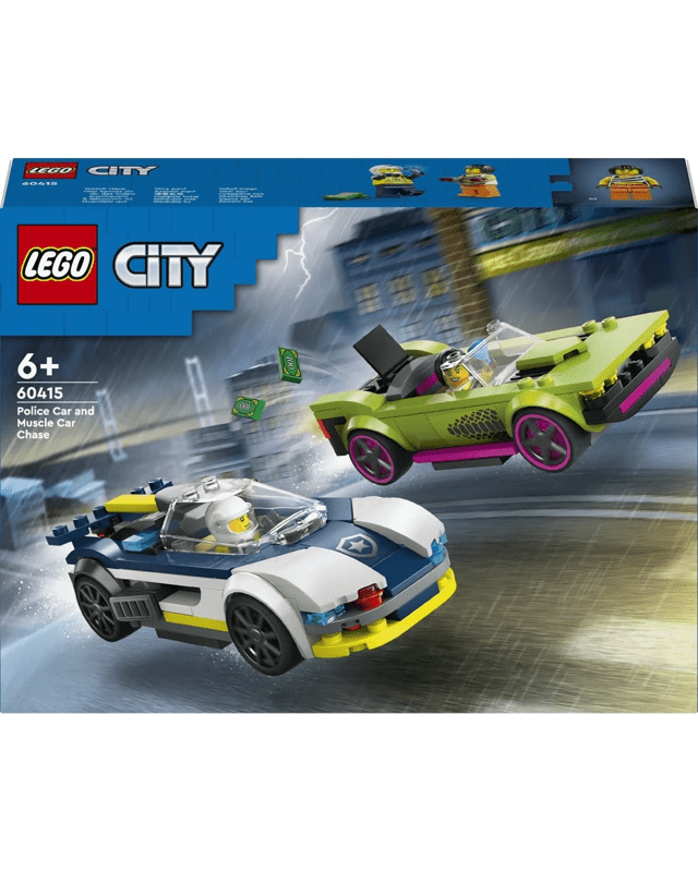 LEGO City Police Car and Muscle Car Chase 6