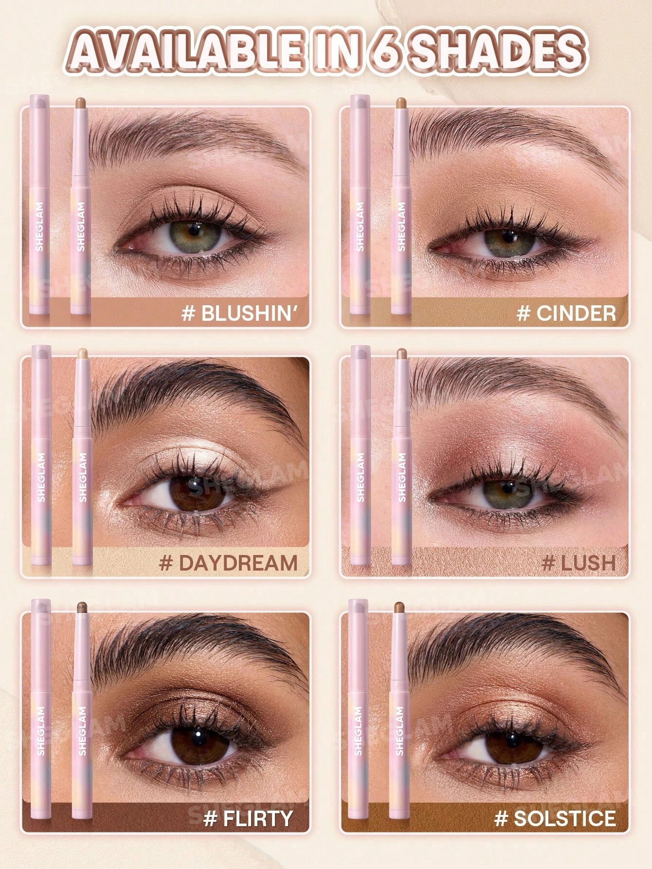 4 SHEGLAM Creamsicle Eyeshadow Stick - Lush, 4 of 5