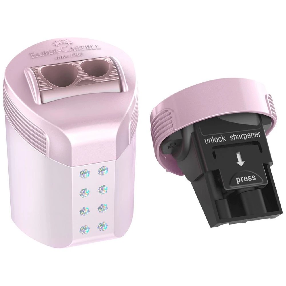 5 Faber-Castell 2 Hole Sharpener with RollOn Box Sparkle, 5 of 8