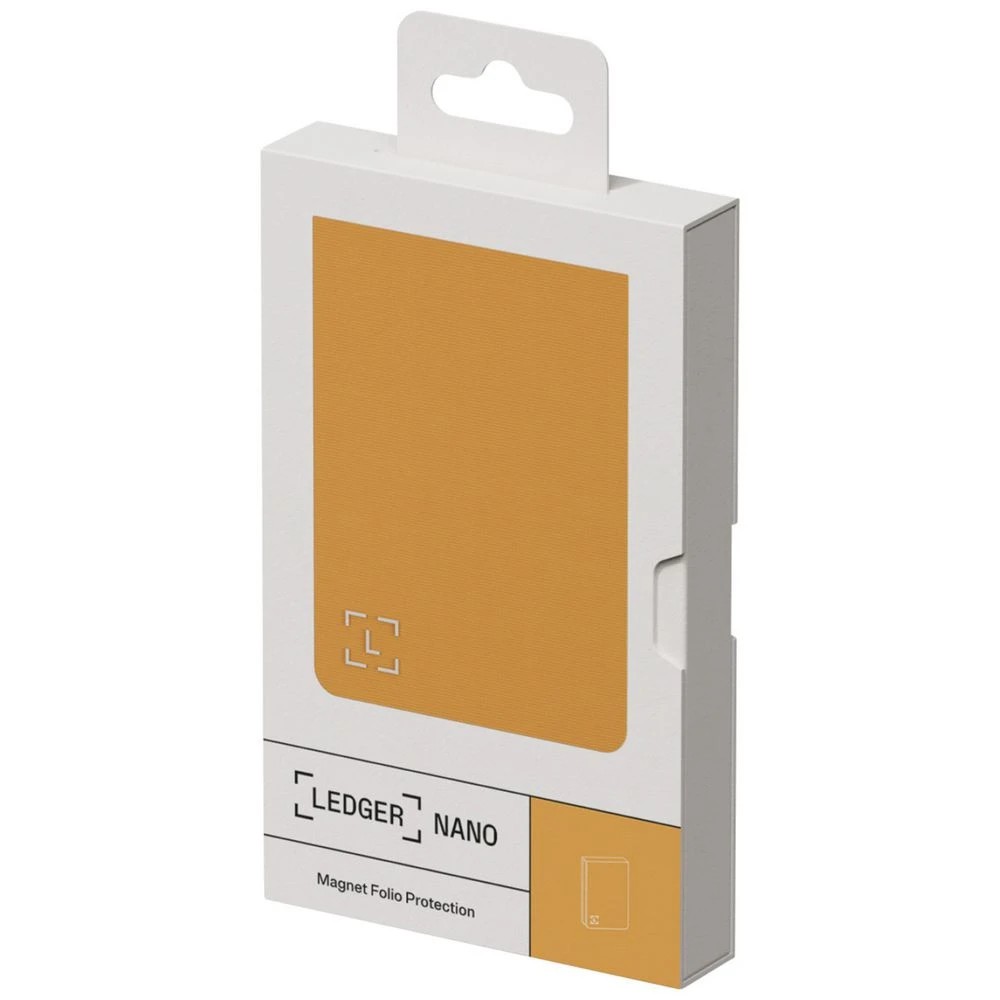 5 Ledger Nano Gen 5 Magnet Folios Case Bitcoin Orange, 5 of 5