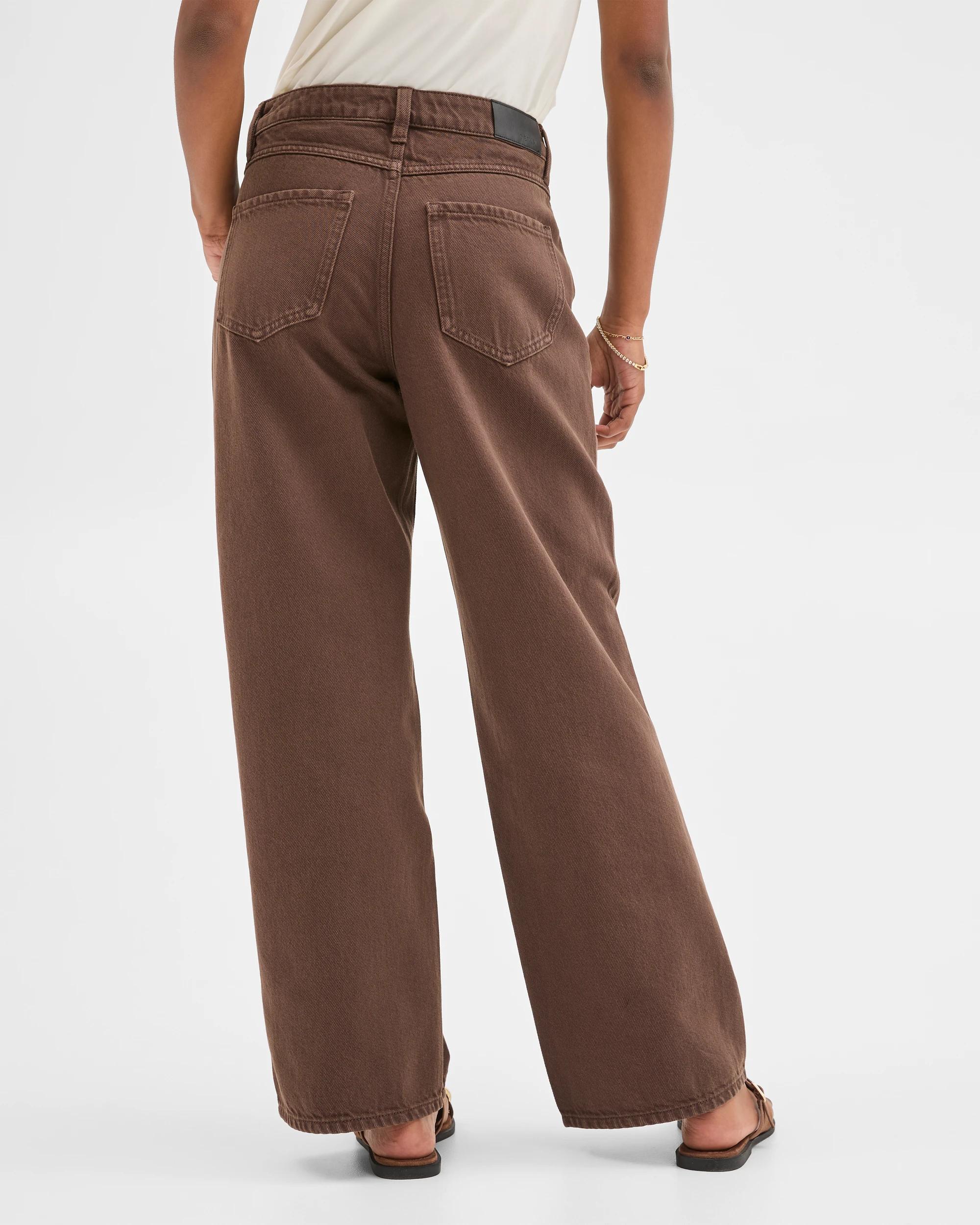 5 Target Petites Imogen Denim Loose Fit Jeans CHOCOLATE, 5 of 5