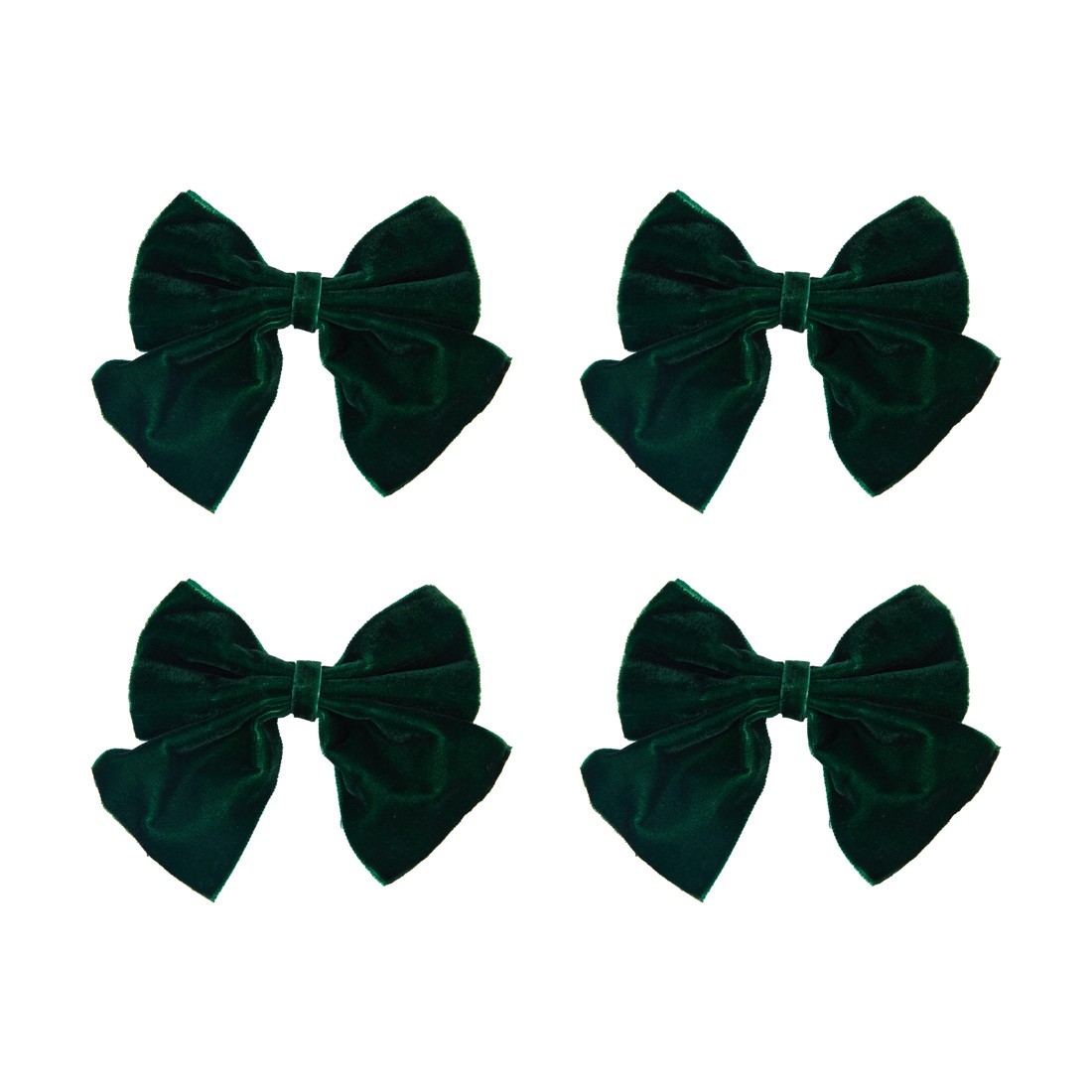 1 4 Pack Green Bow Napkin Rings, 1 of 4