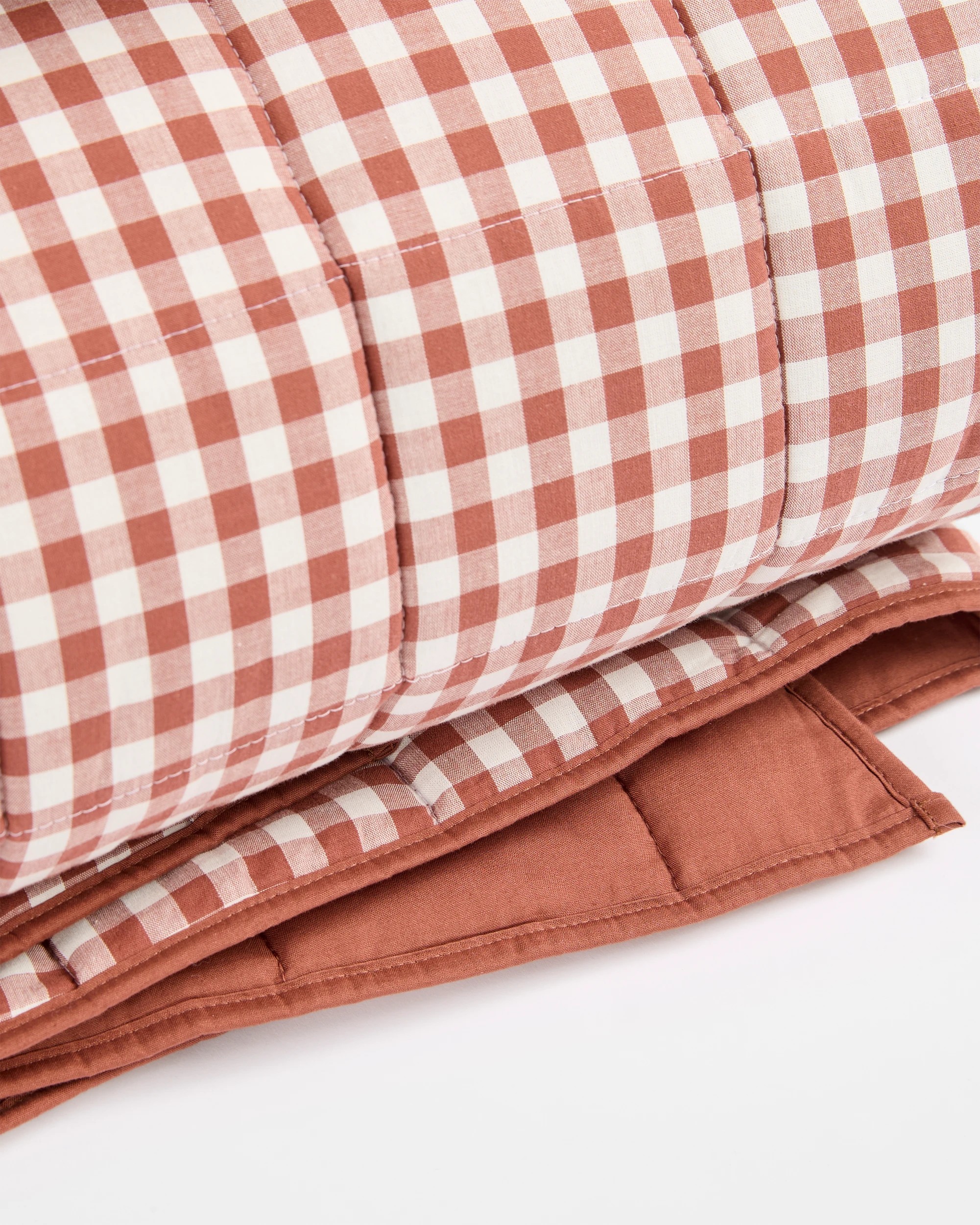7 Target Parker Gingham Comforter Set - Single/King Single Bed - Brown, 7 of 9
