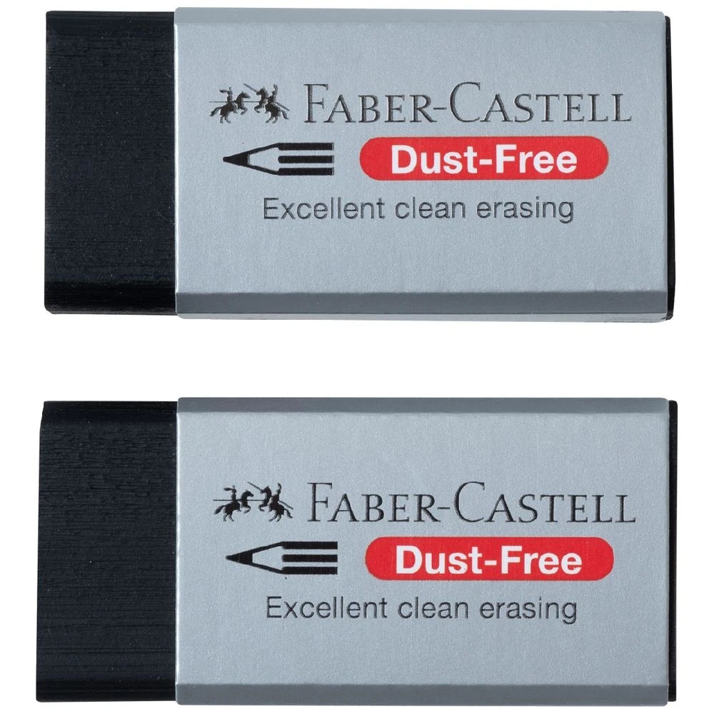 1 Faber-Castell Artist Dust Free Erasers 2 Pack, 1 of 3