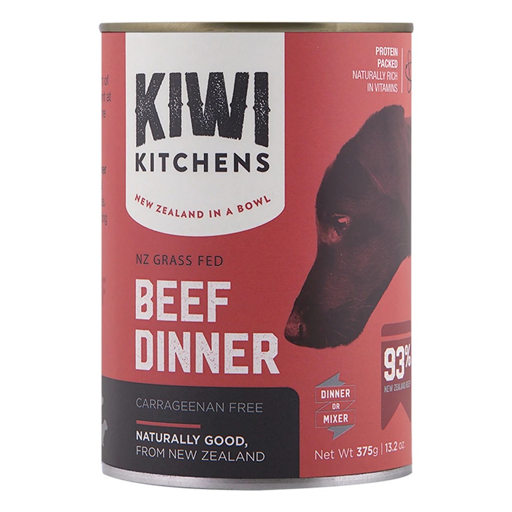 1 Kiwi Kitchens Canned Dog Food Beef Dinner 375 Gms 9 Pack, 1 of 1