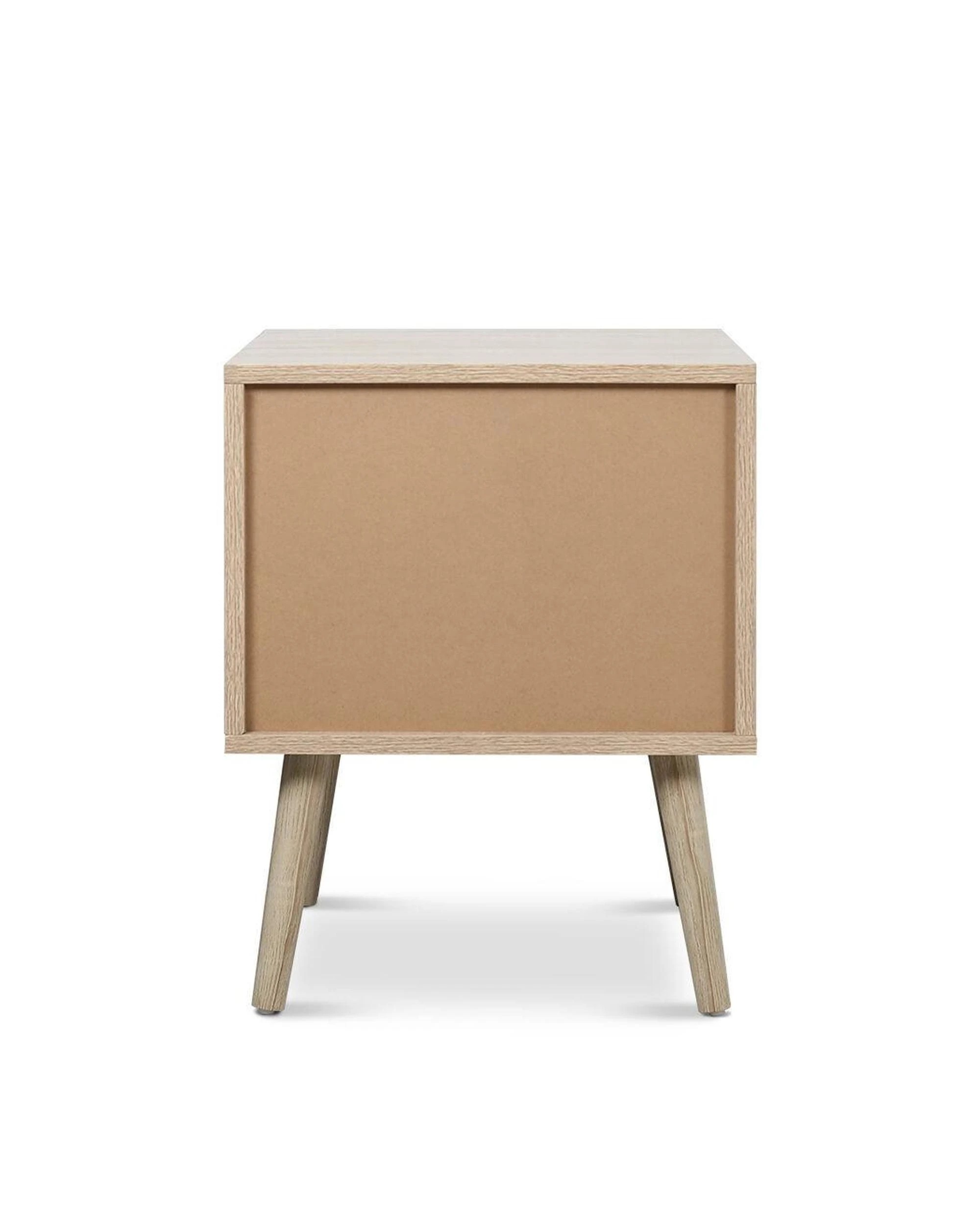 6 Luka 2 Drawer Bedside Table White Washed and Oak, 6 of 10