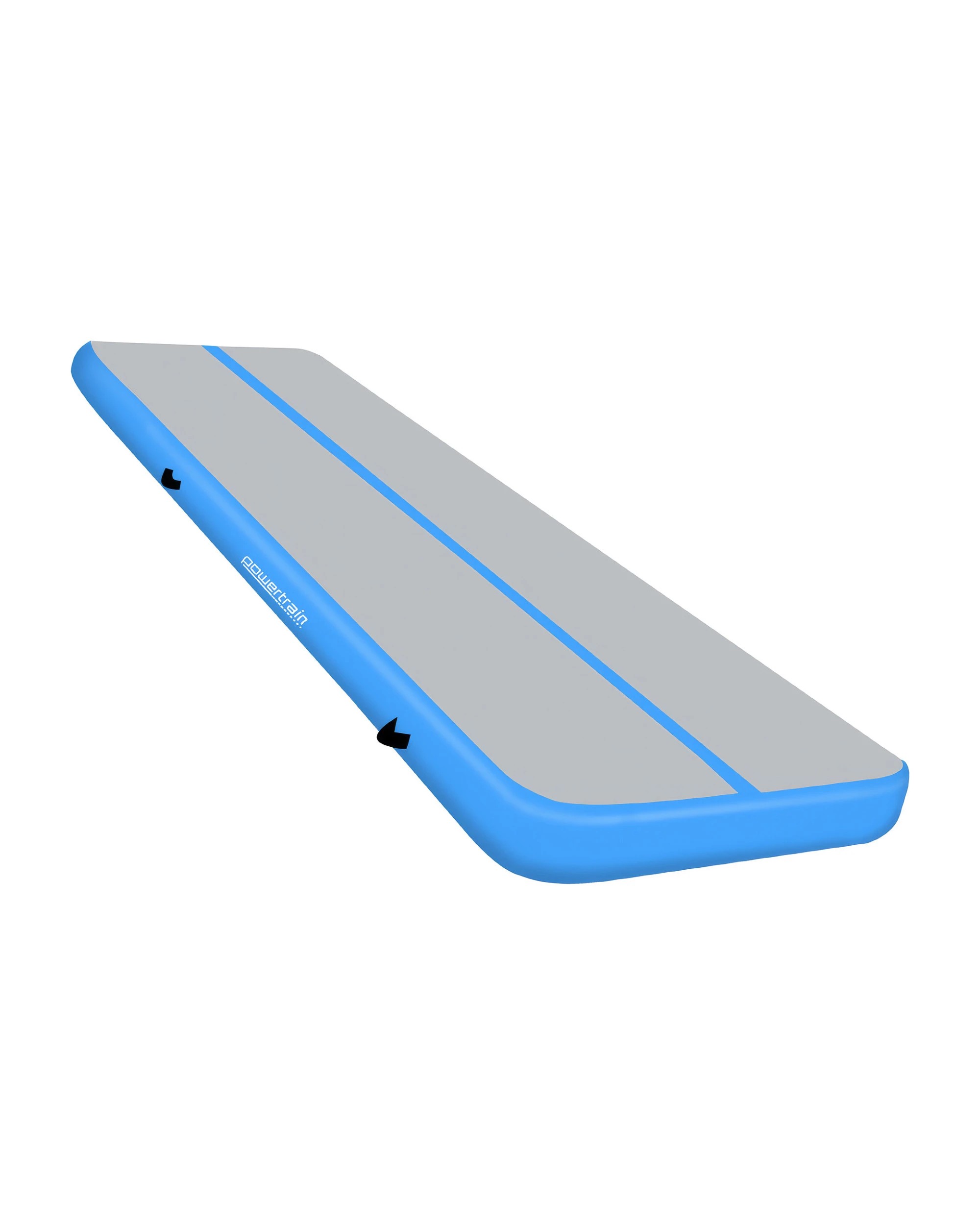 1 Powertrain 6M x 2M 20cm Air Track Gymnastics Tumbling Airtrack Exercise Yoga Mat Balance Beam Inflatable - Blue, 1 of 5