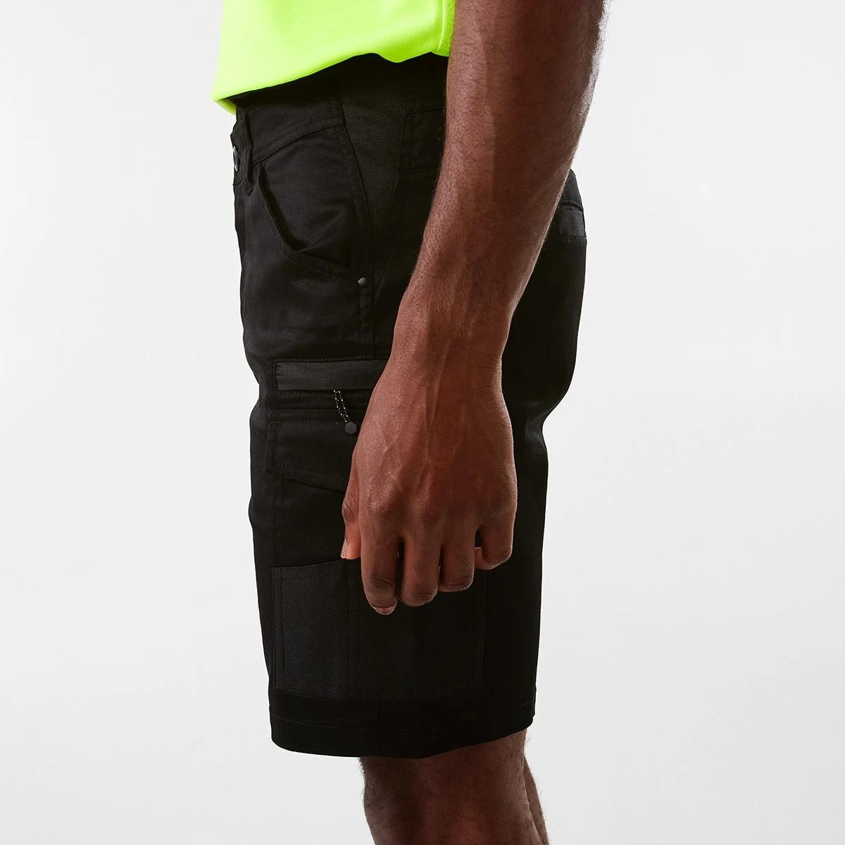 2 Workwear Functional Cargo Shorts Black, 2 of 7