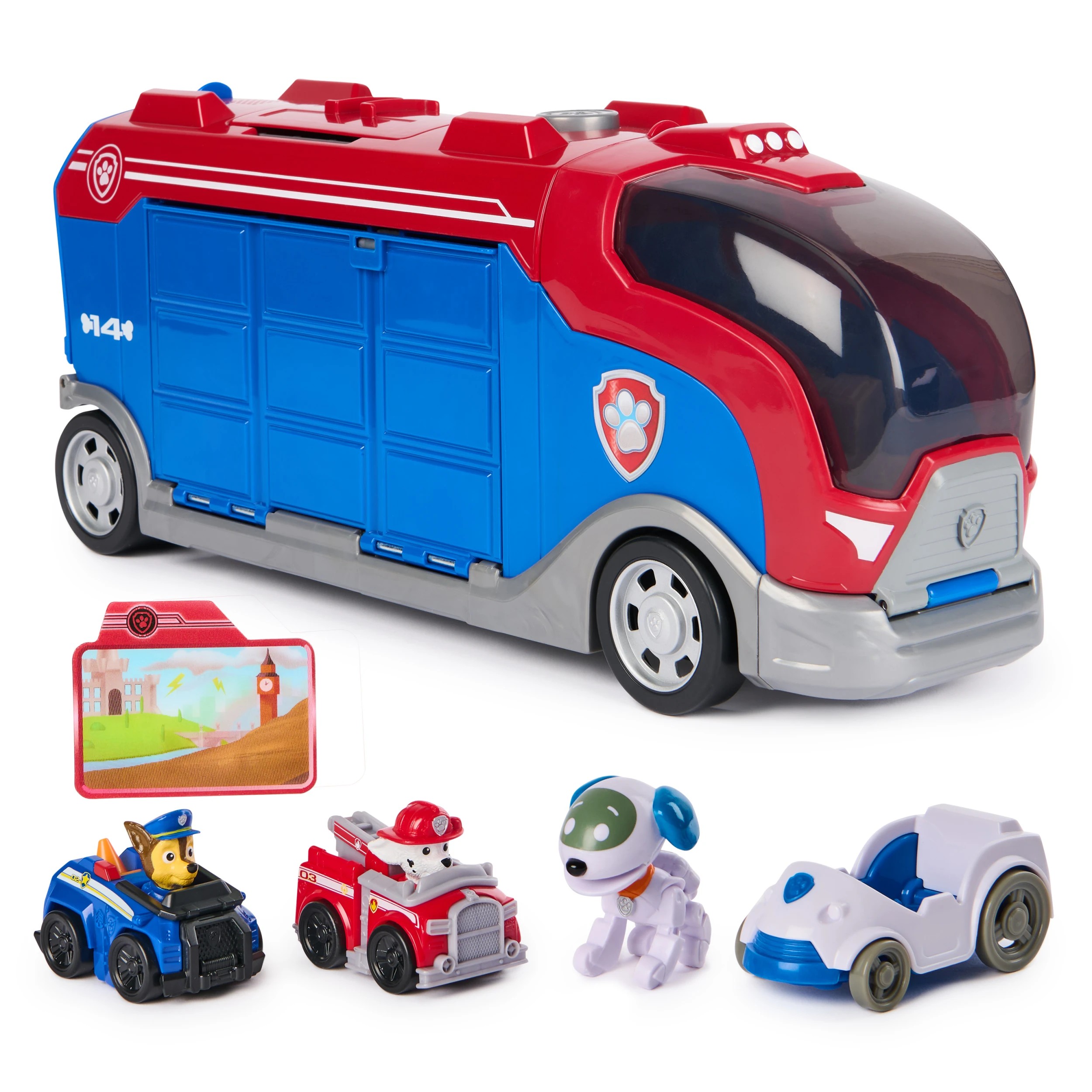 3 Nickelodeon PAW Patrol Pup Squad & Robo Dog Mission Cruiser, 3 of 6