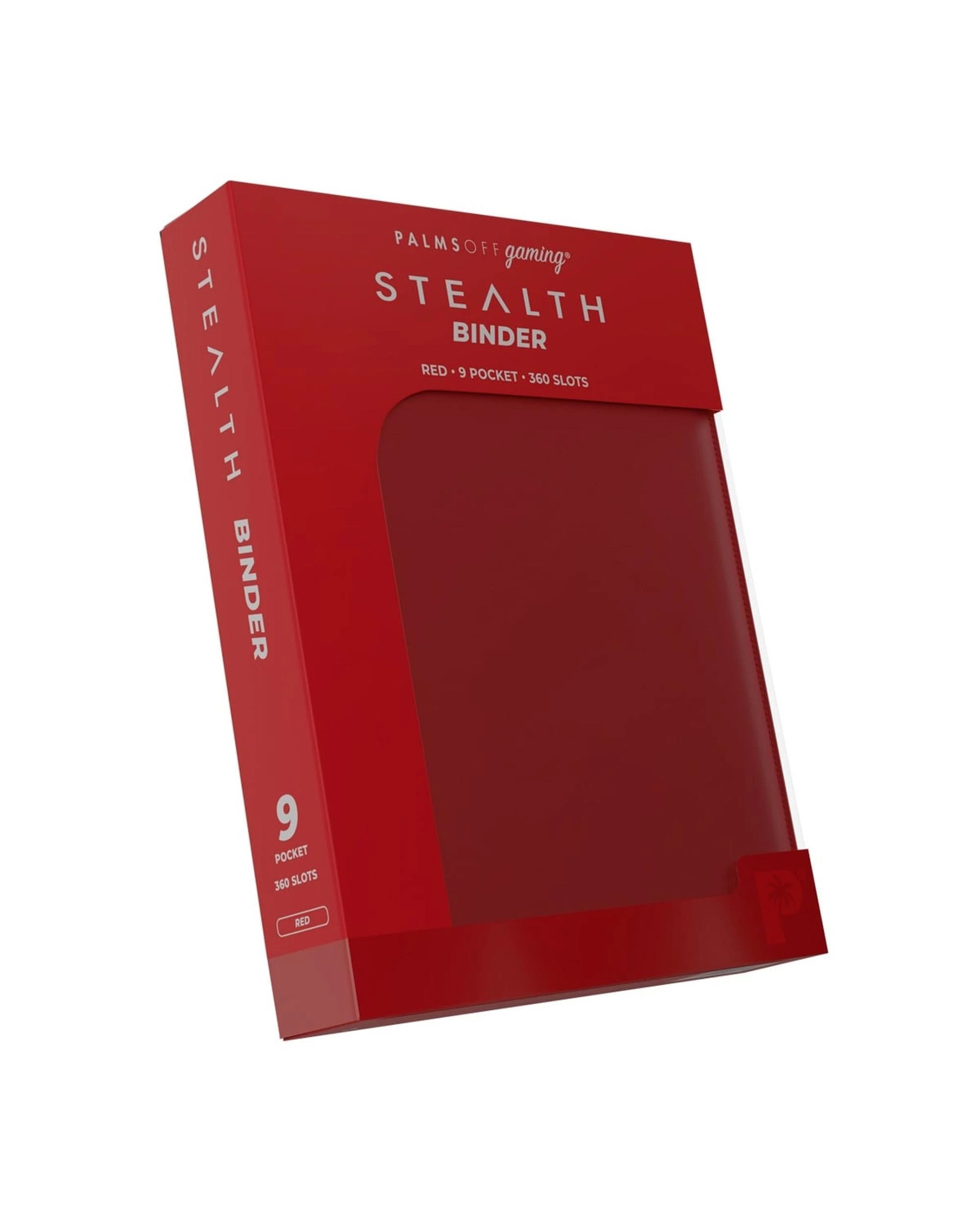 8 Palms Off Gaming Stealth 9 Pocket Zip Binder - Red, 8 of 8