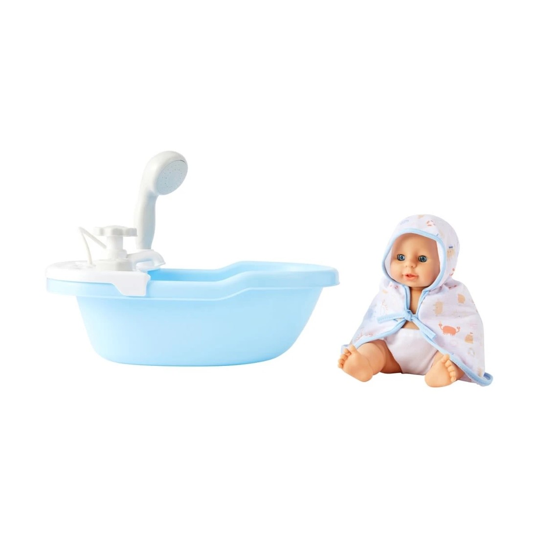 2 3 Piece Nurture Baby: Working Bath Tub with Baby Playset, 2 of 8