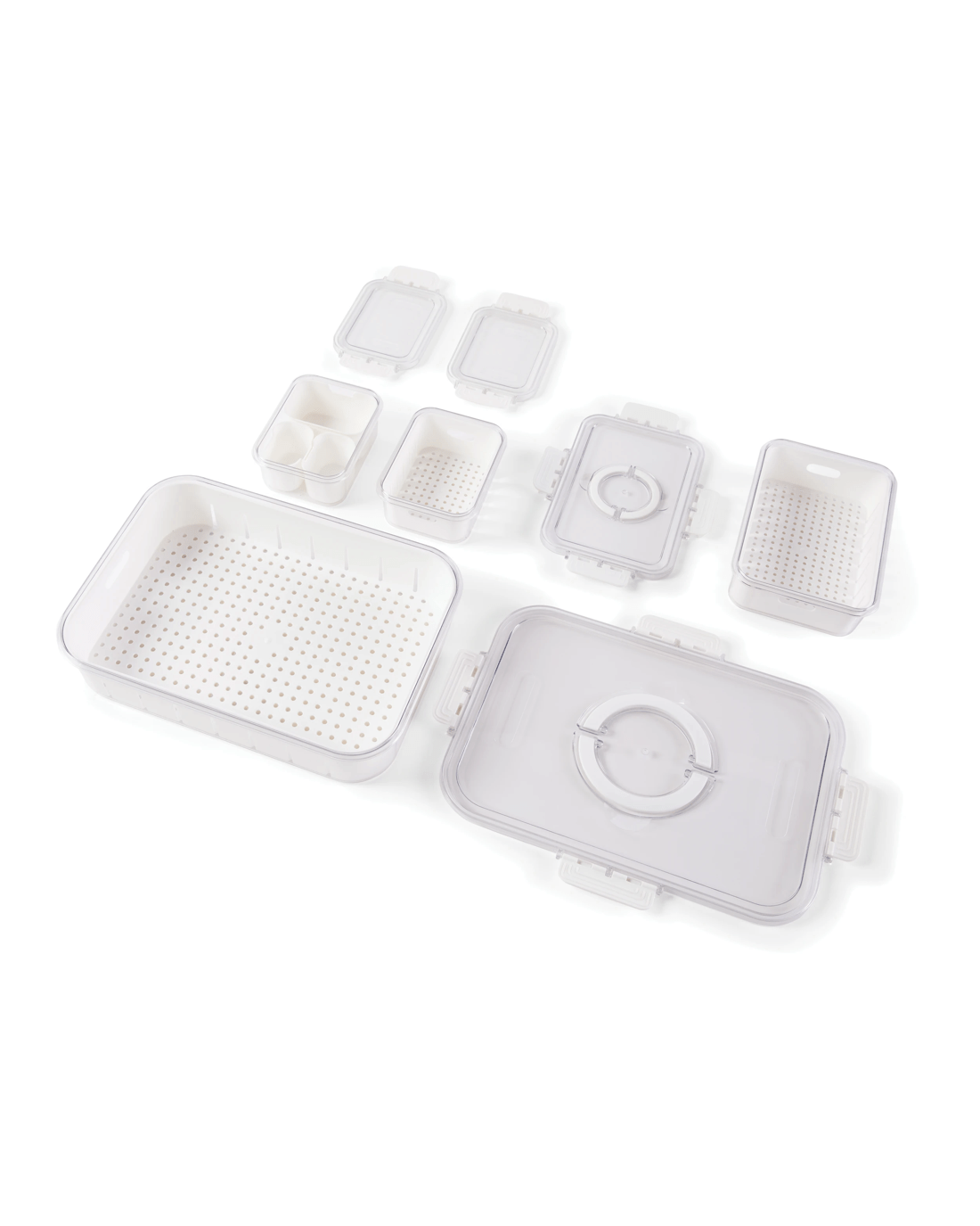 9 Fridge Storage Set - Clear, 9 of 10