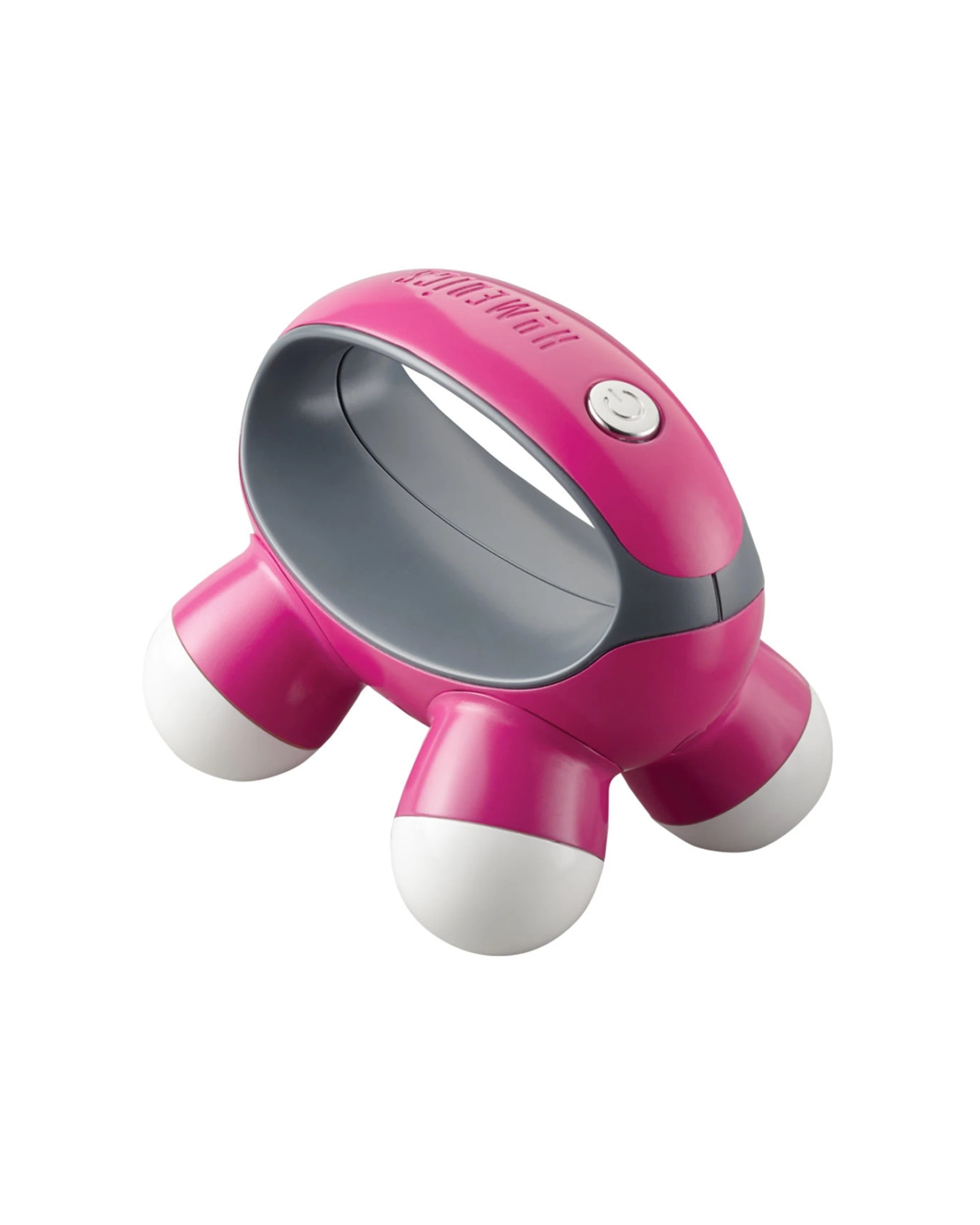 1 Homedics Quatro Mini Massager Battery Operated Quad Nodes Portable Design - Pink, 1 of 1