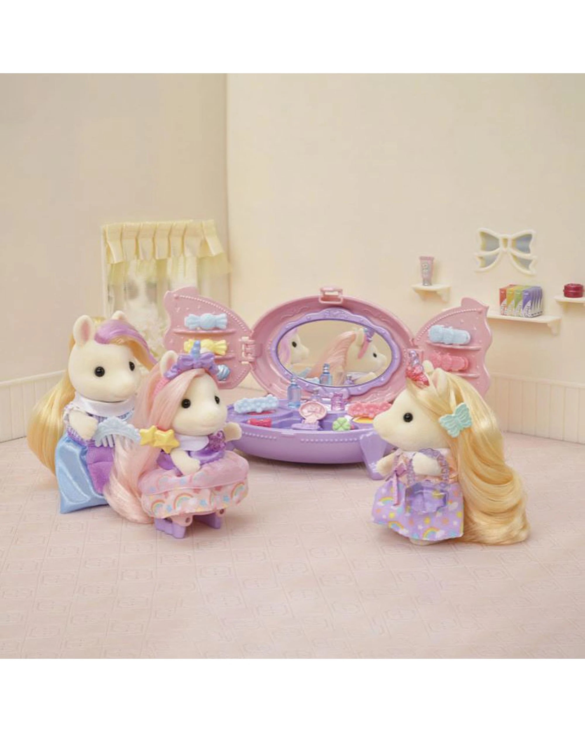 4 Sylvanian Families Ponys Vanity Dresser Set, 4 of 5