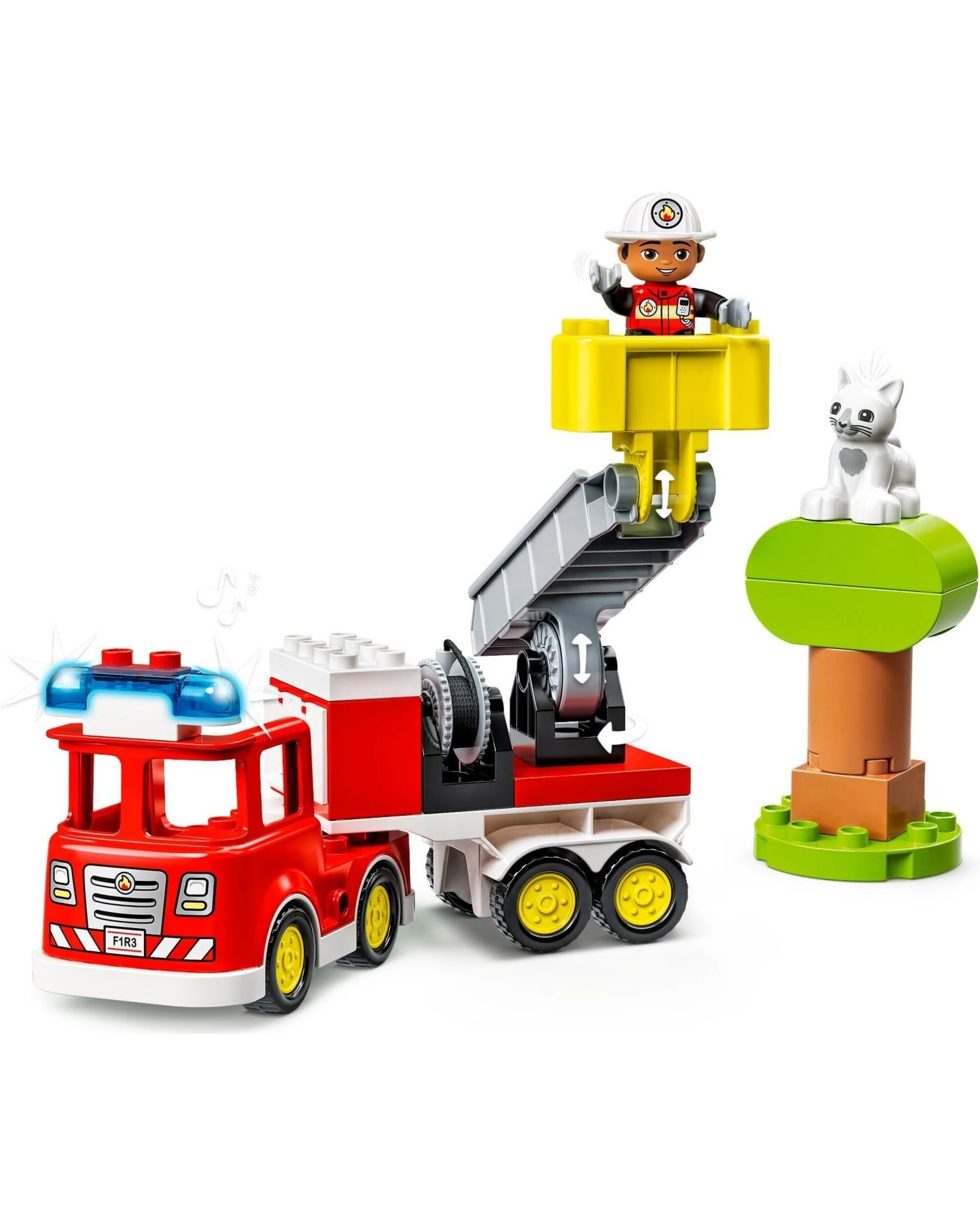 2 LEGO 10969 DUPLO Rescue Fire Truck with Lights & Sound, 2 of 5