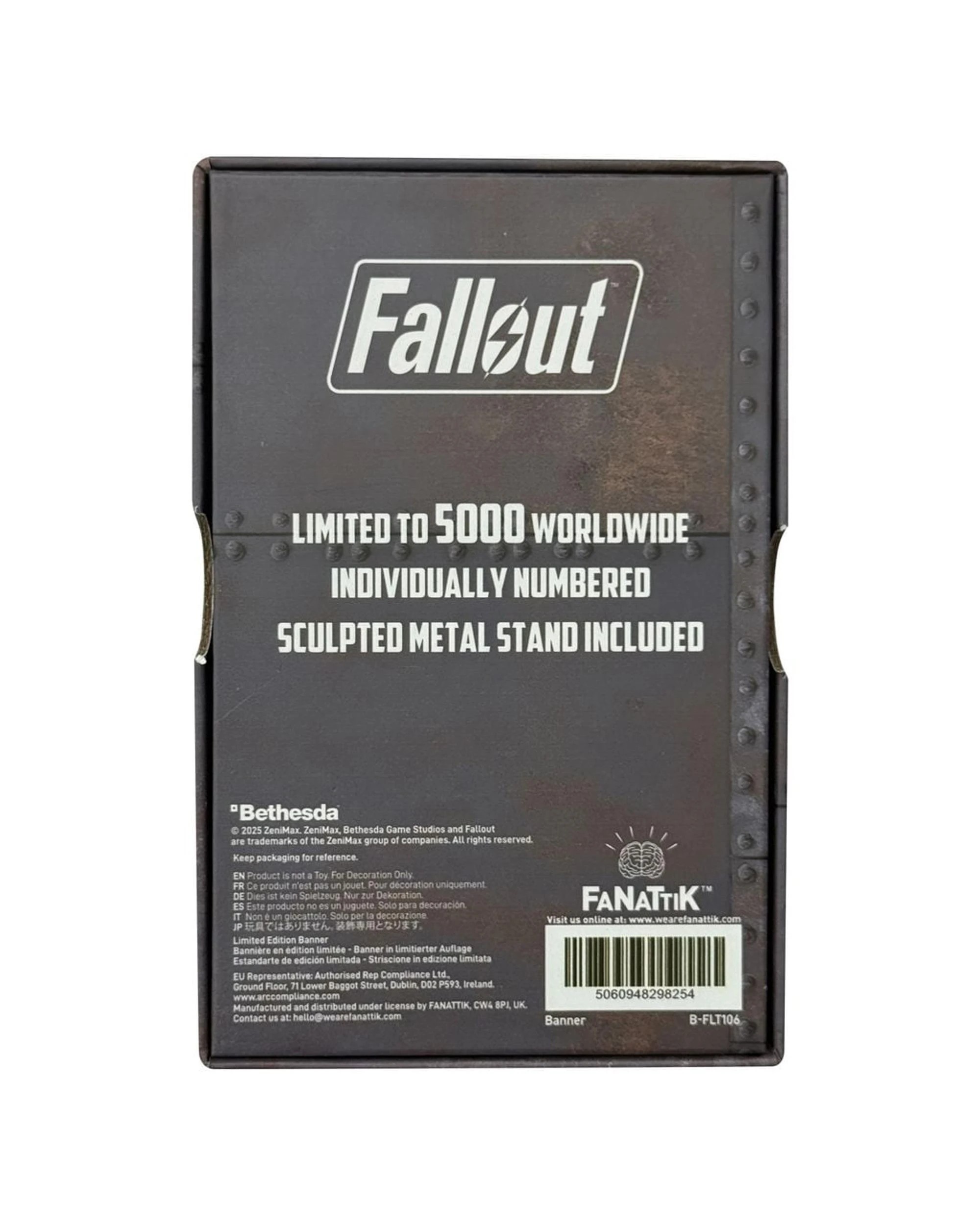 Fanattik Fallout Limited Edition Brotherhood of Steel Metal Banner - Kmart