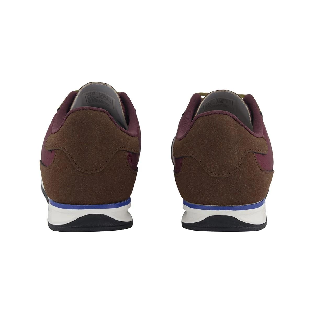 5 Retro Nylon Sneakers BURGUNDY, 5 of 5