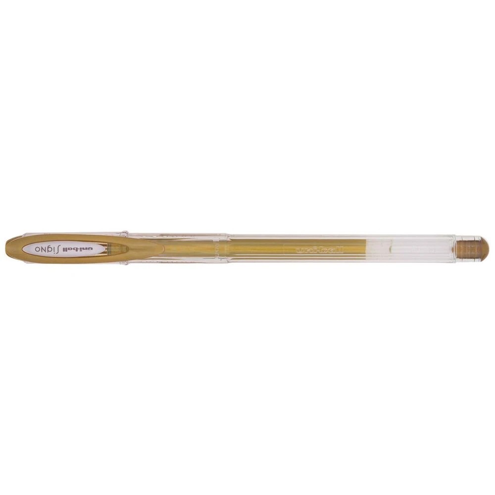 1 Uni-Ball Signo Noble Metallic Gel Pen Gold, 1 of 1