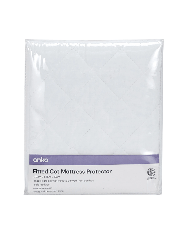Fitted Cot Mattress Prote