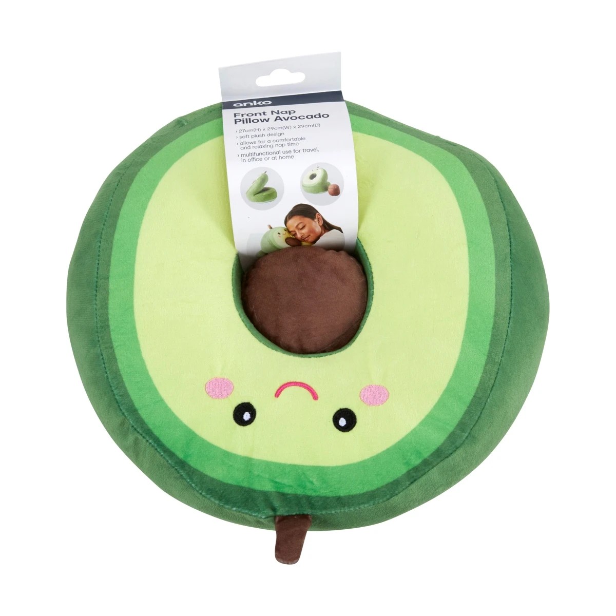 10 Front Nap Pillow - Avocado, 10 of 10